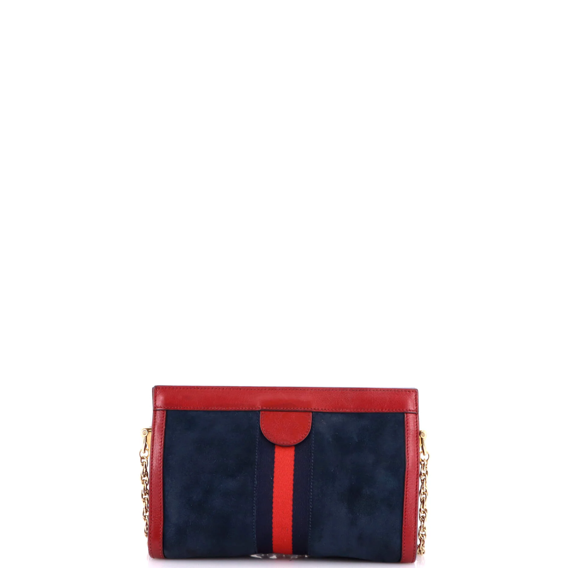 Ophidia Chain Shoulder Bag Suede Small - Image 3