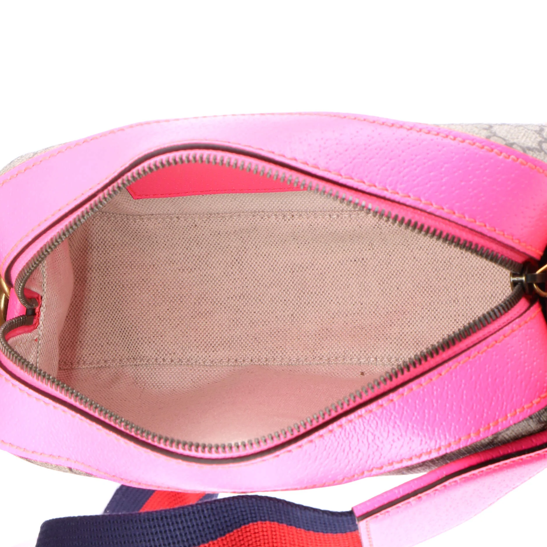Ophidia Convertible Camera Bag GG Coated Canvas with Leather Small - Image 5