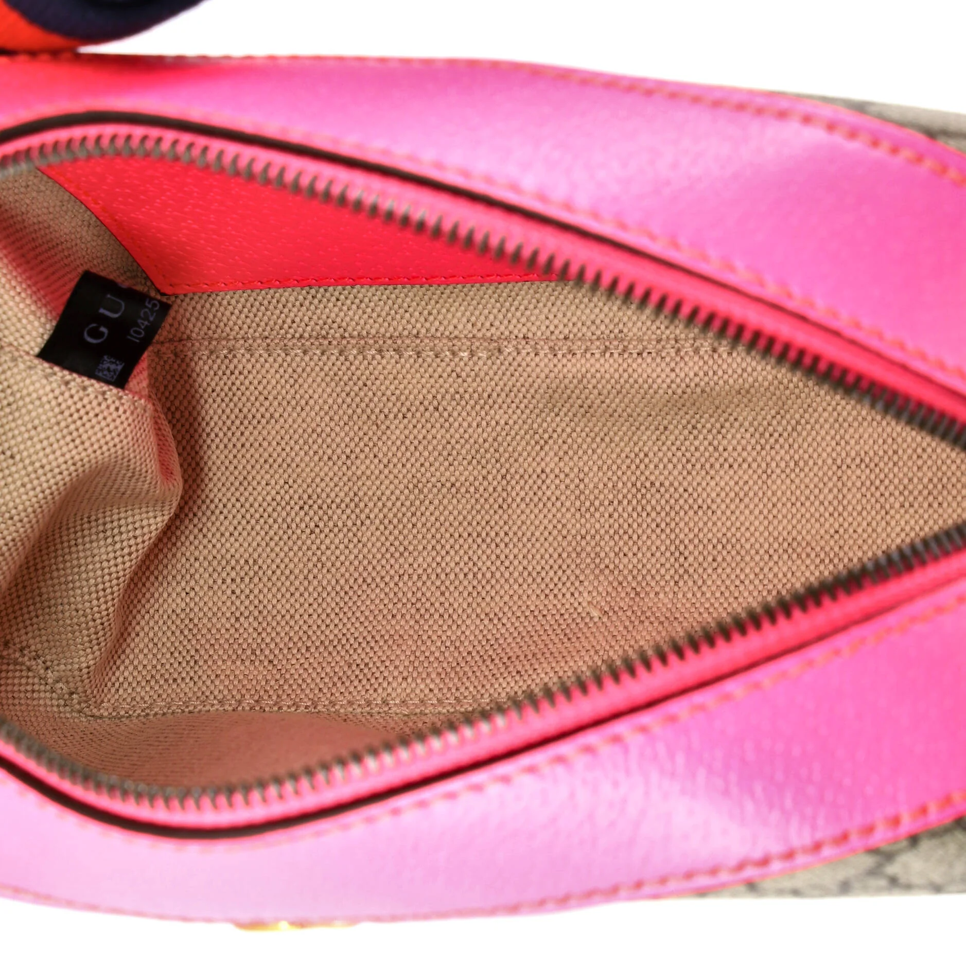 Ophidia Convertible Camera Bag GG Coated Canvas with Leather Small - Image 5