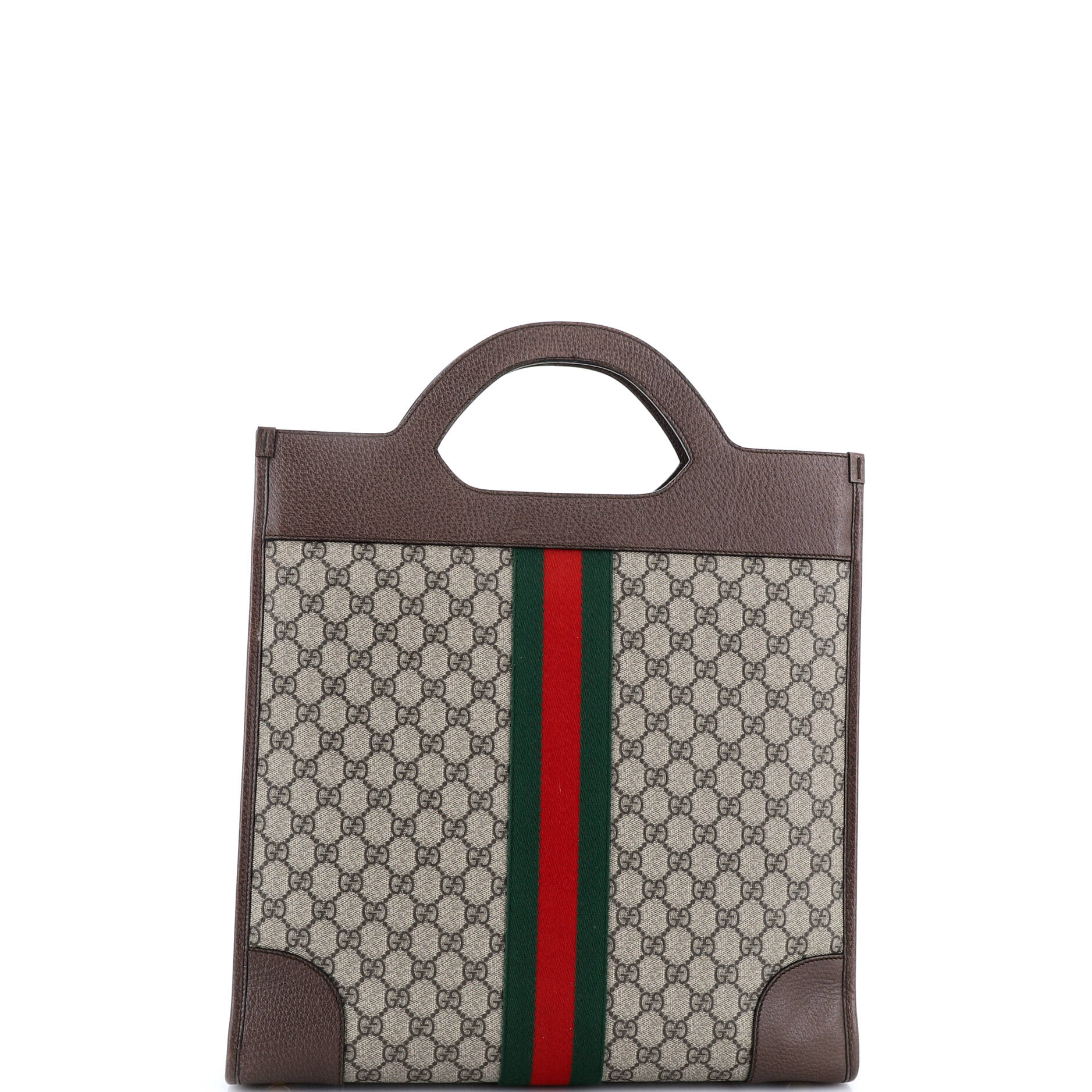 Ophidia Cut Out Handle Tote GG Coated Canvas Medium - Image 3