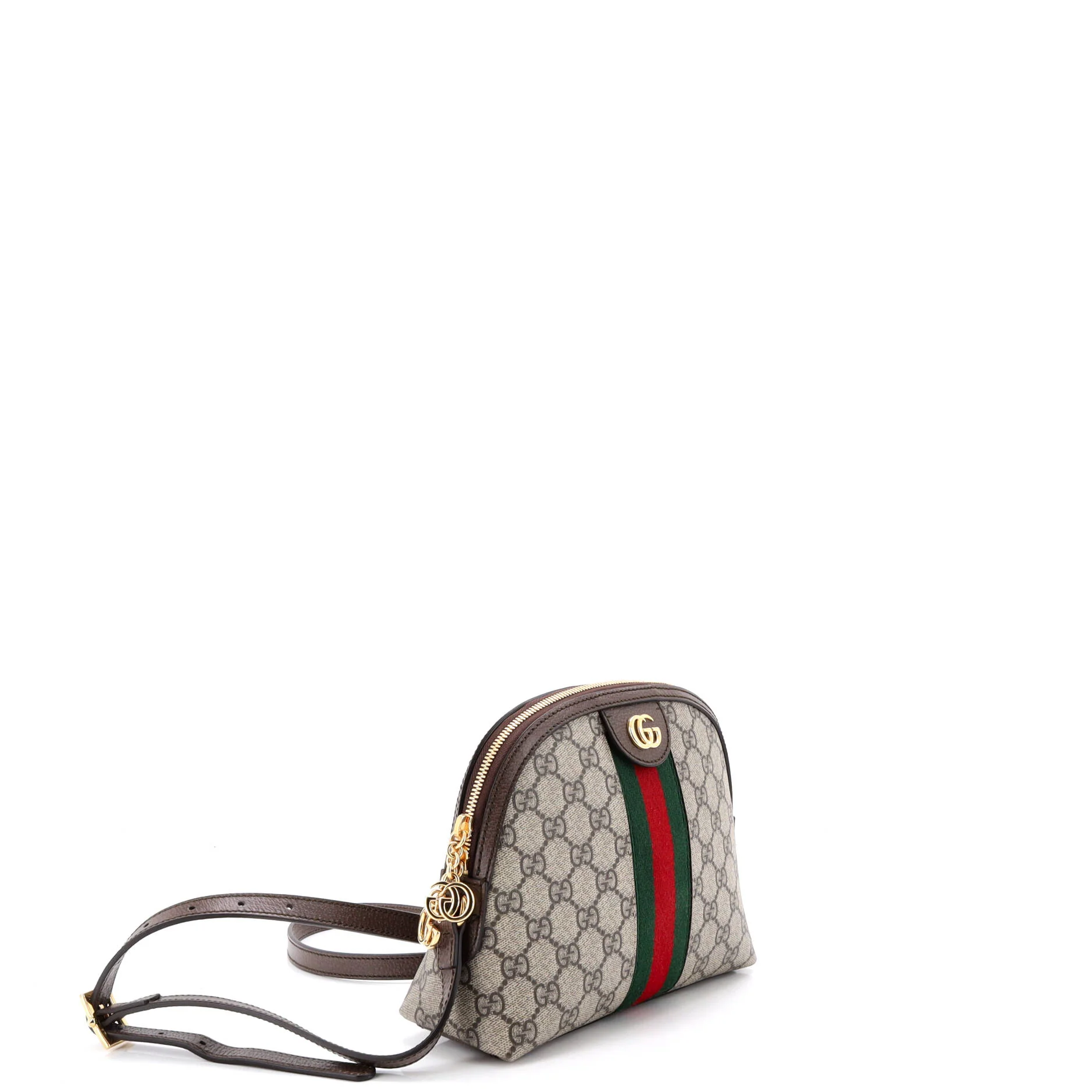 Ophidia Dome Shoulder Bag GG Coated Canvas Small - Image 2
