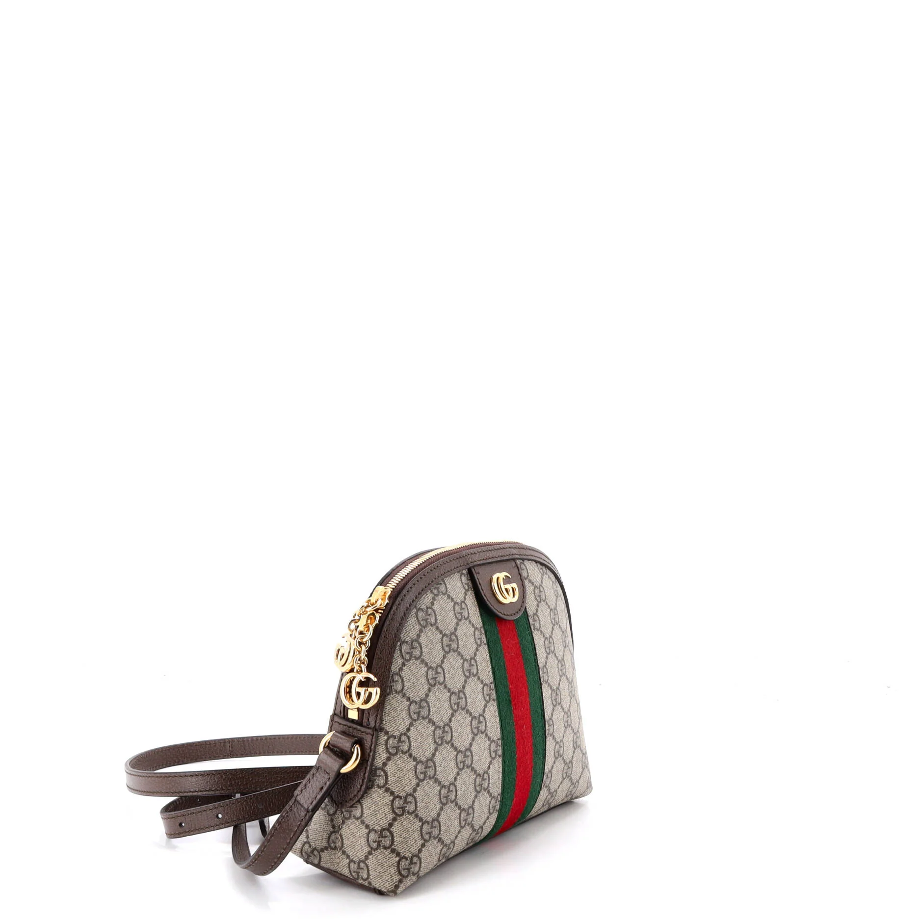 Ophidia Dome Shoulder Bag GG Coated Canvas Small - Image 2