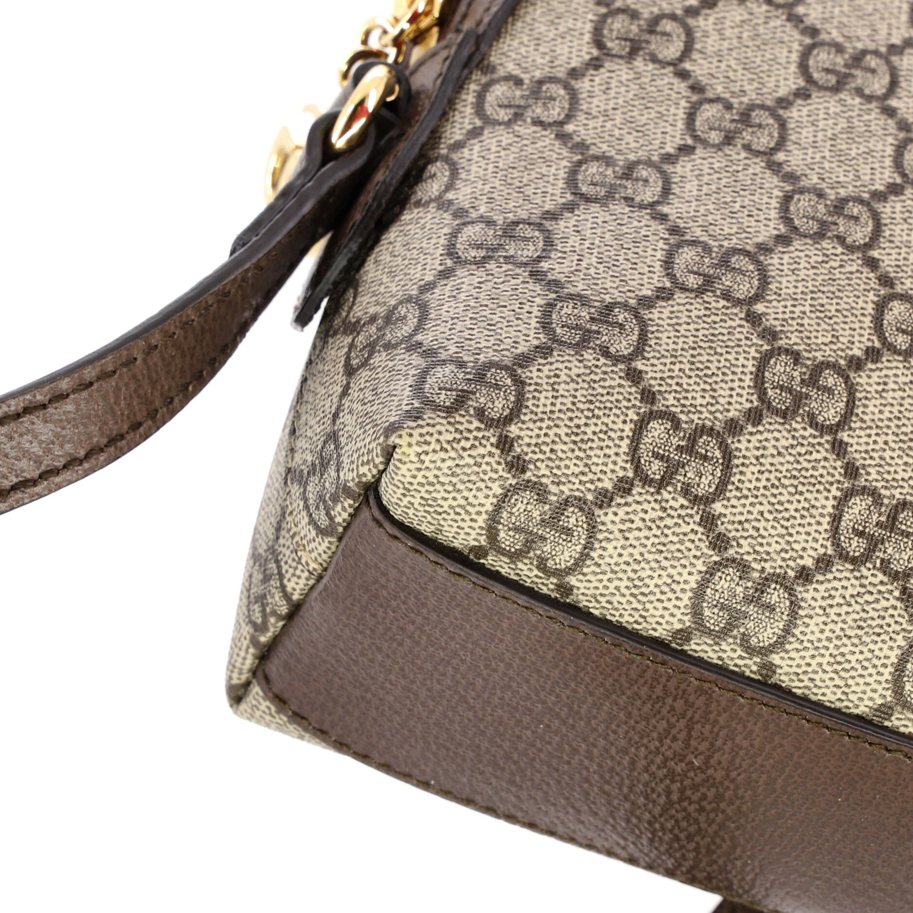 Ophidia Dome Shoulder Bag GG Coated Canvas Small - Image 6