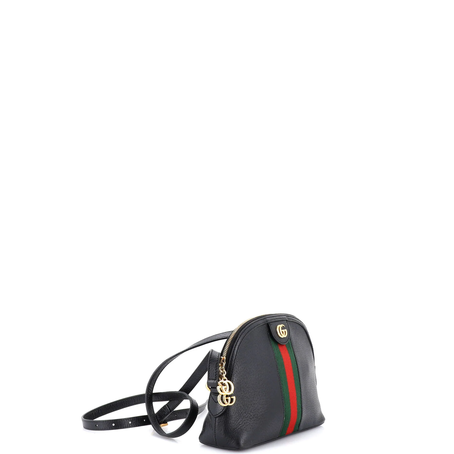 Ophidia Dome Shoulder Bag Leather Small - Image 2