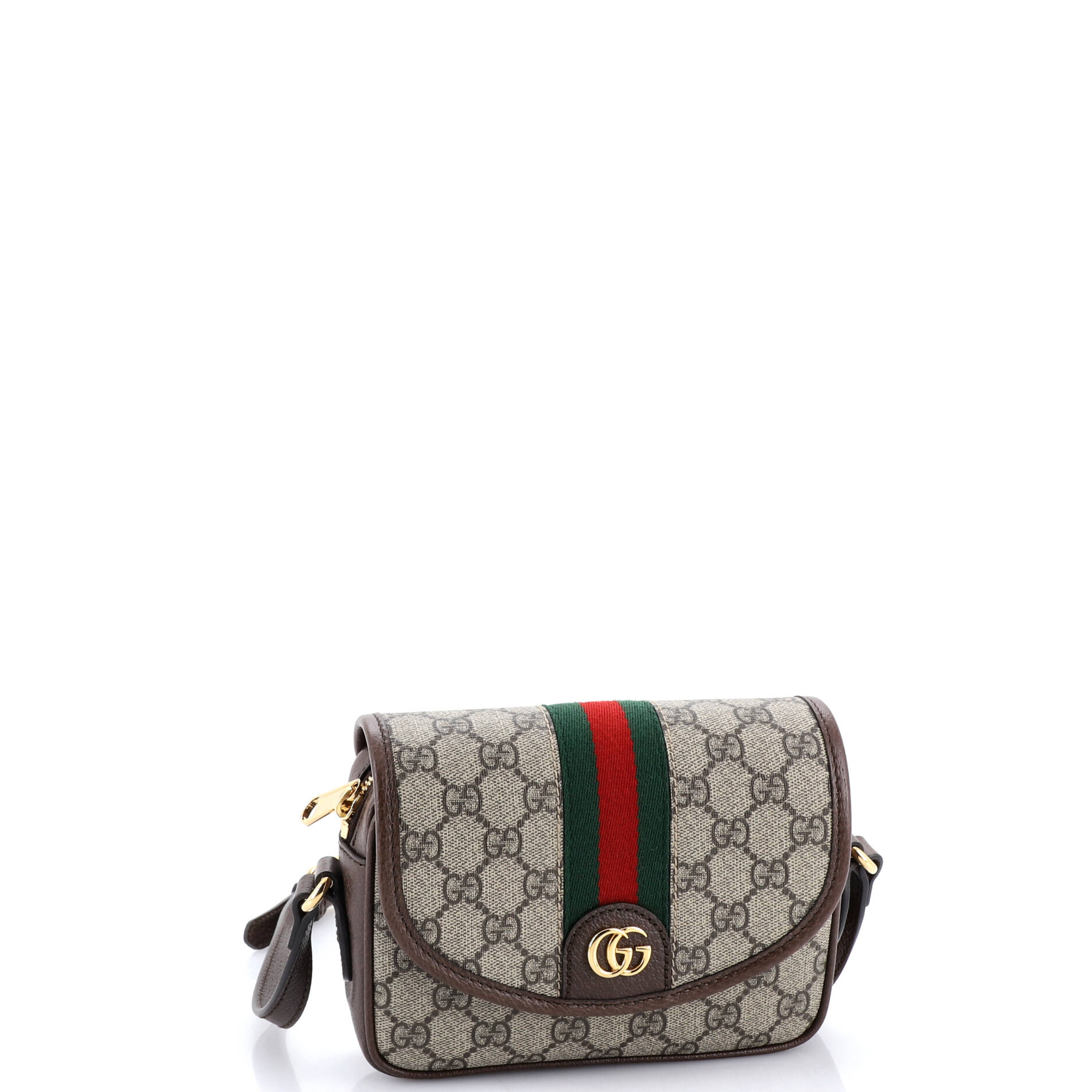 Ophidia Flap Shoulder Bag GG Coated Canvas Mini - Image 2