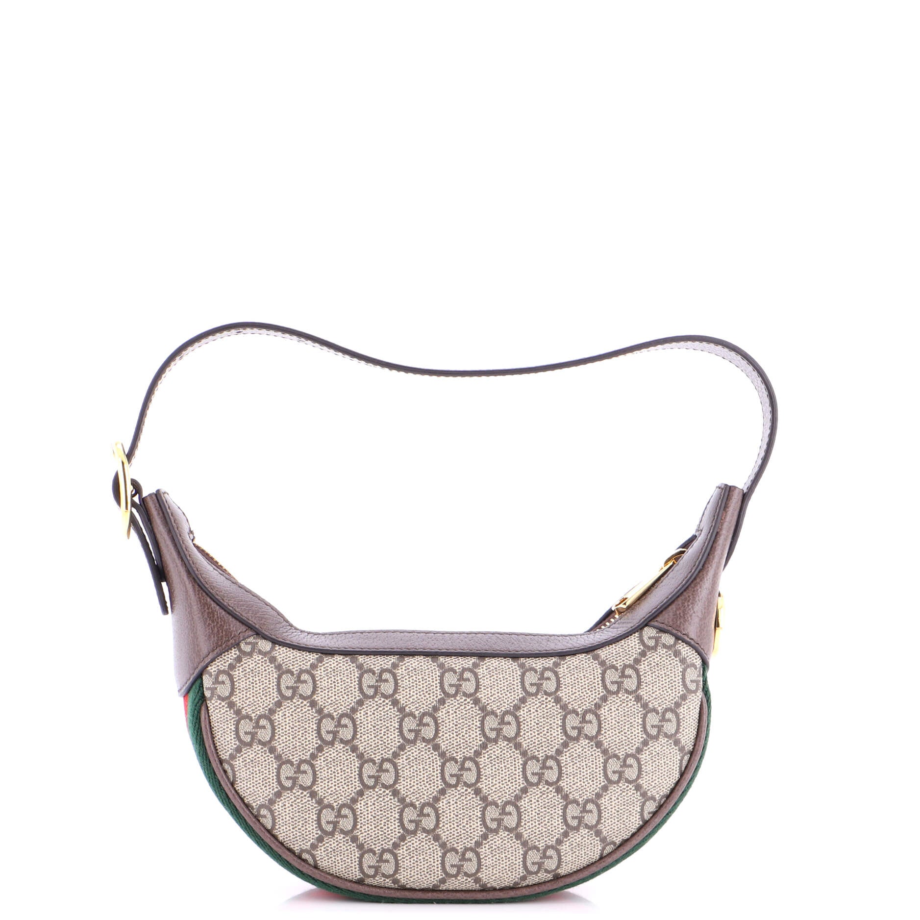 Ophidia Half Moon Bag GG Coated Canvas Mini - Image 3