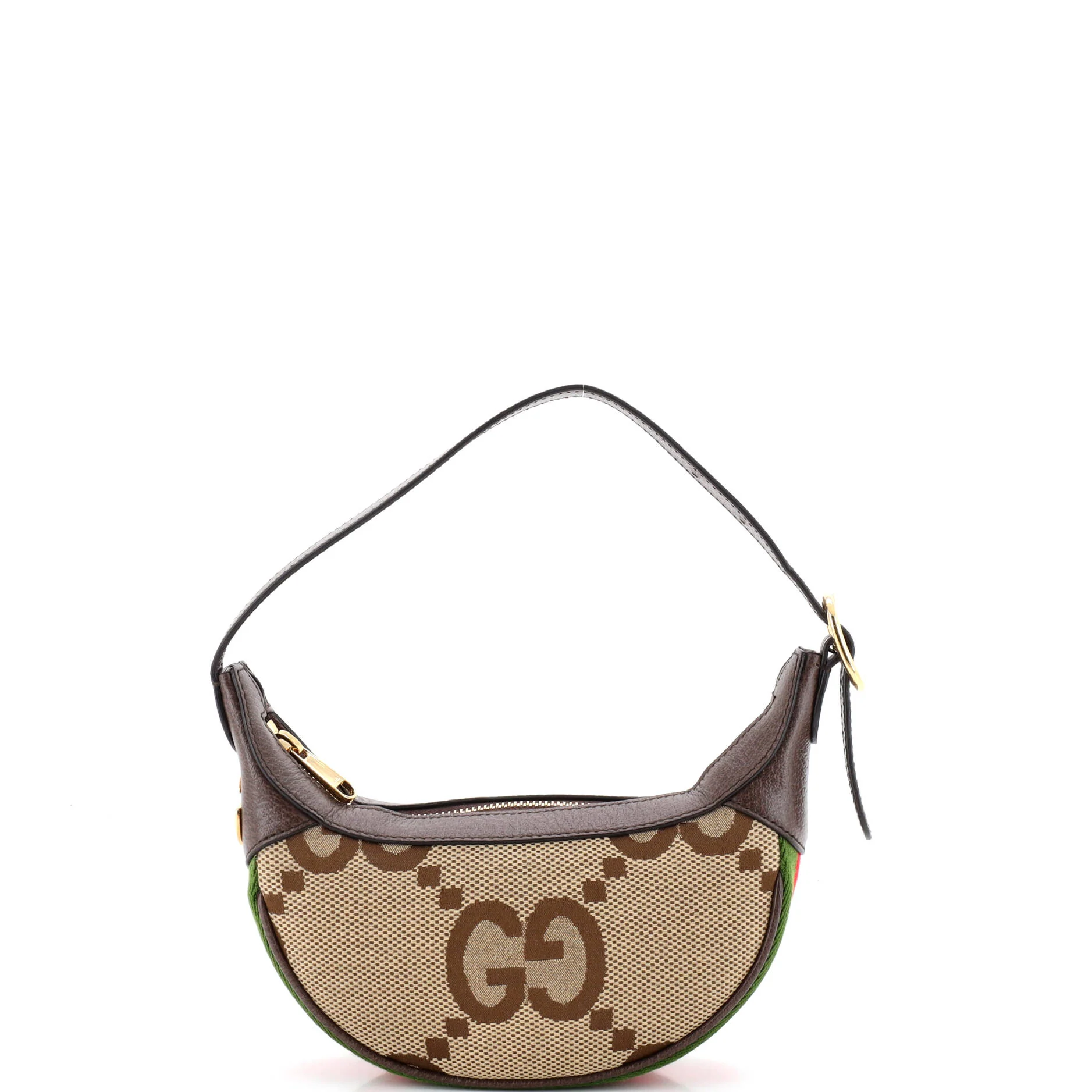 Ophidia Half Moon Bag Jumbo GG Canvas Mini