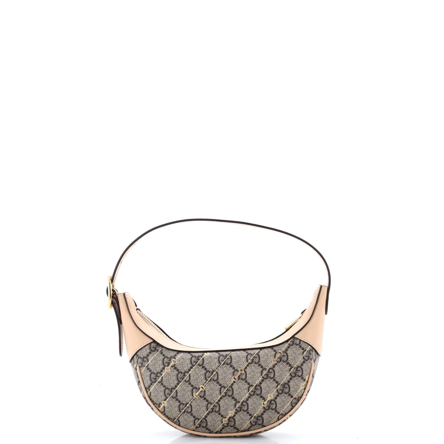 Ophidia Half Moon Bag Print GG Coated Canvas Mini - Image 3