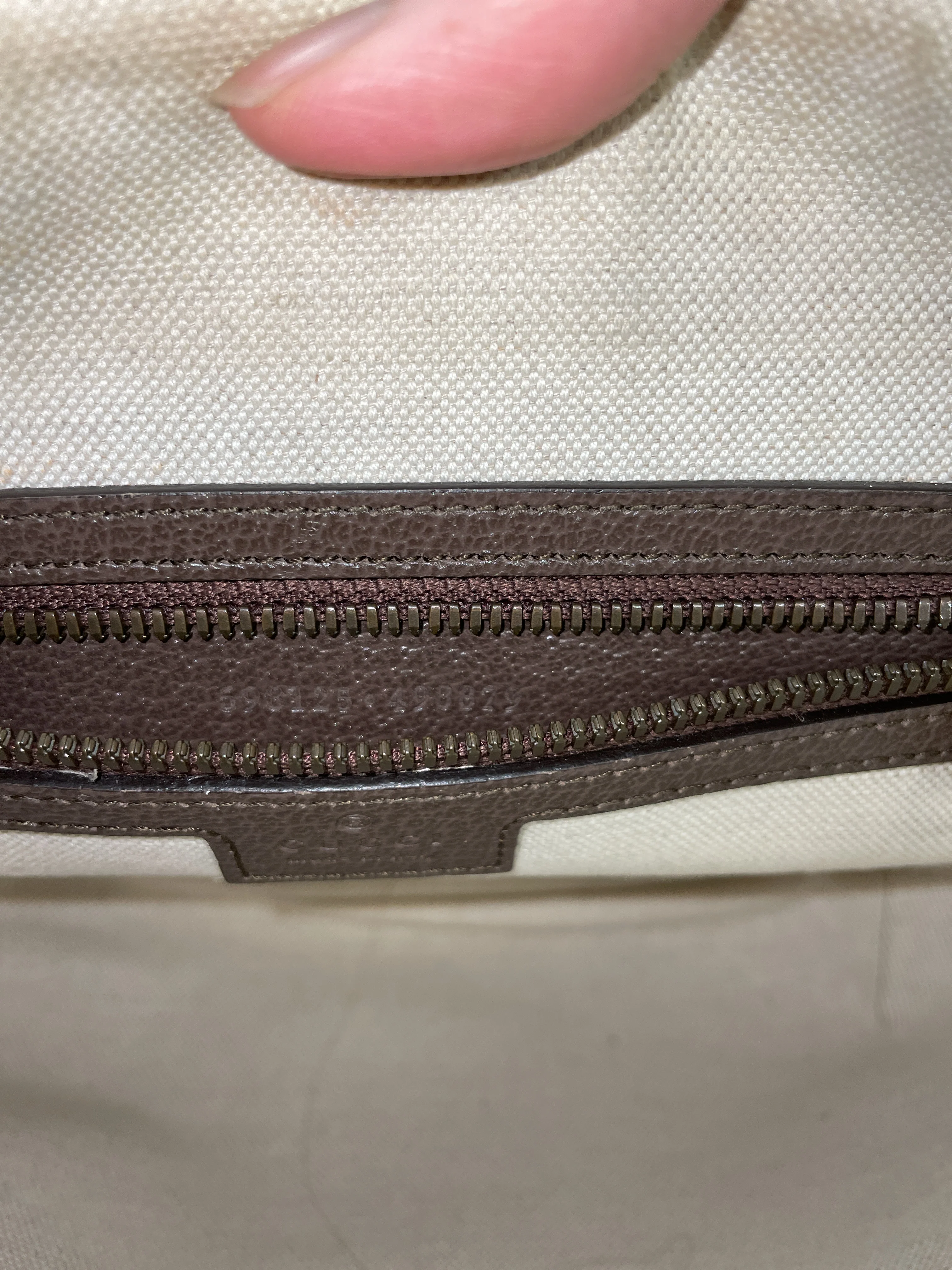 Ophidia Half Moon Hobo GG Coated Canvas Small - Image 8