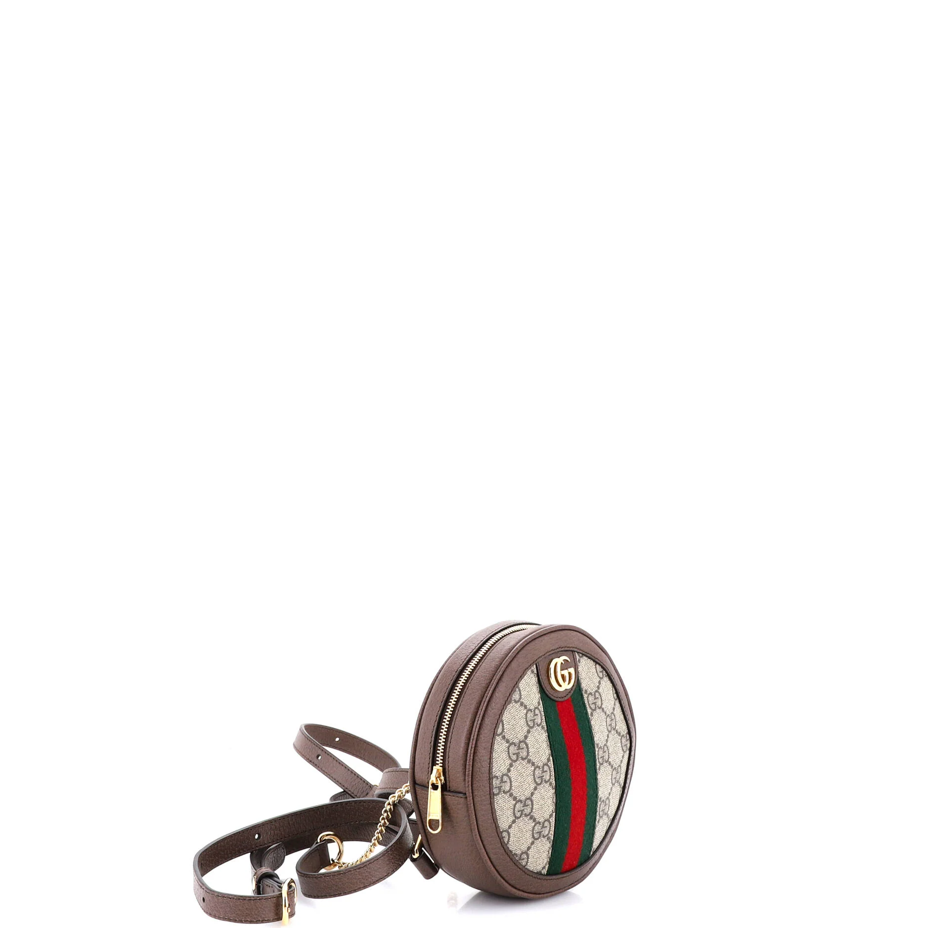 Ophidia Round Backpack GG Coated Canvas Mini - Image 2
