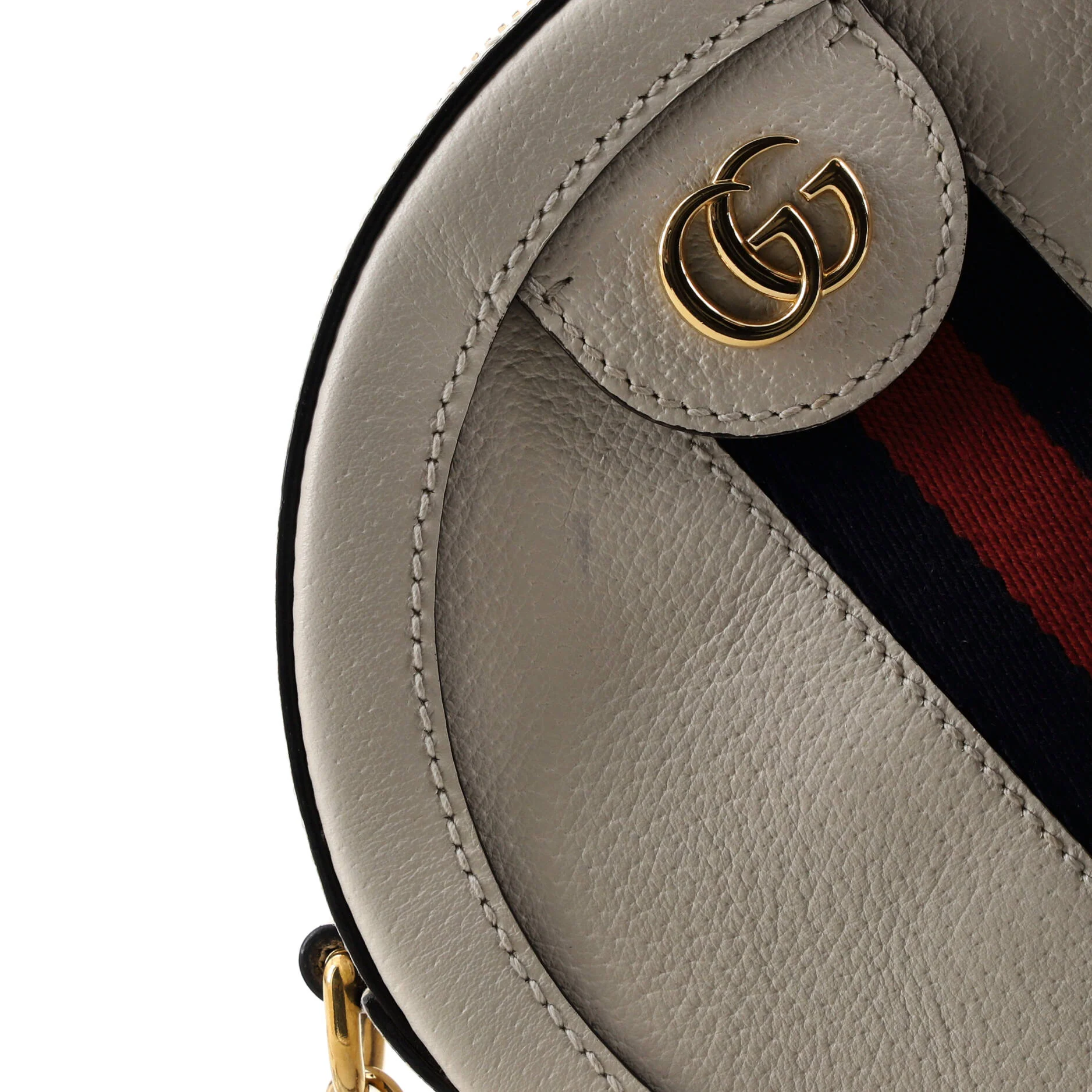 Ophidia Round Shoulder Bag Leather Mini - Image 6