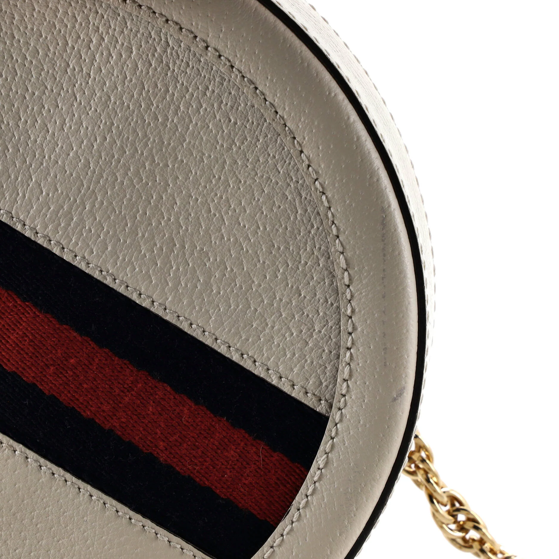 Ophidia Round Shoulder Bag Leather Mini - Image 7