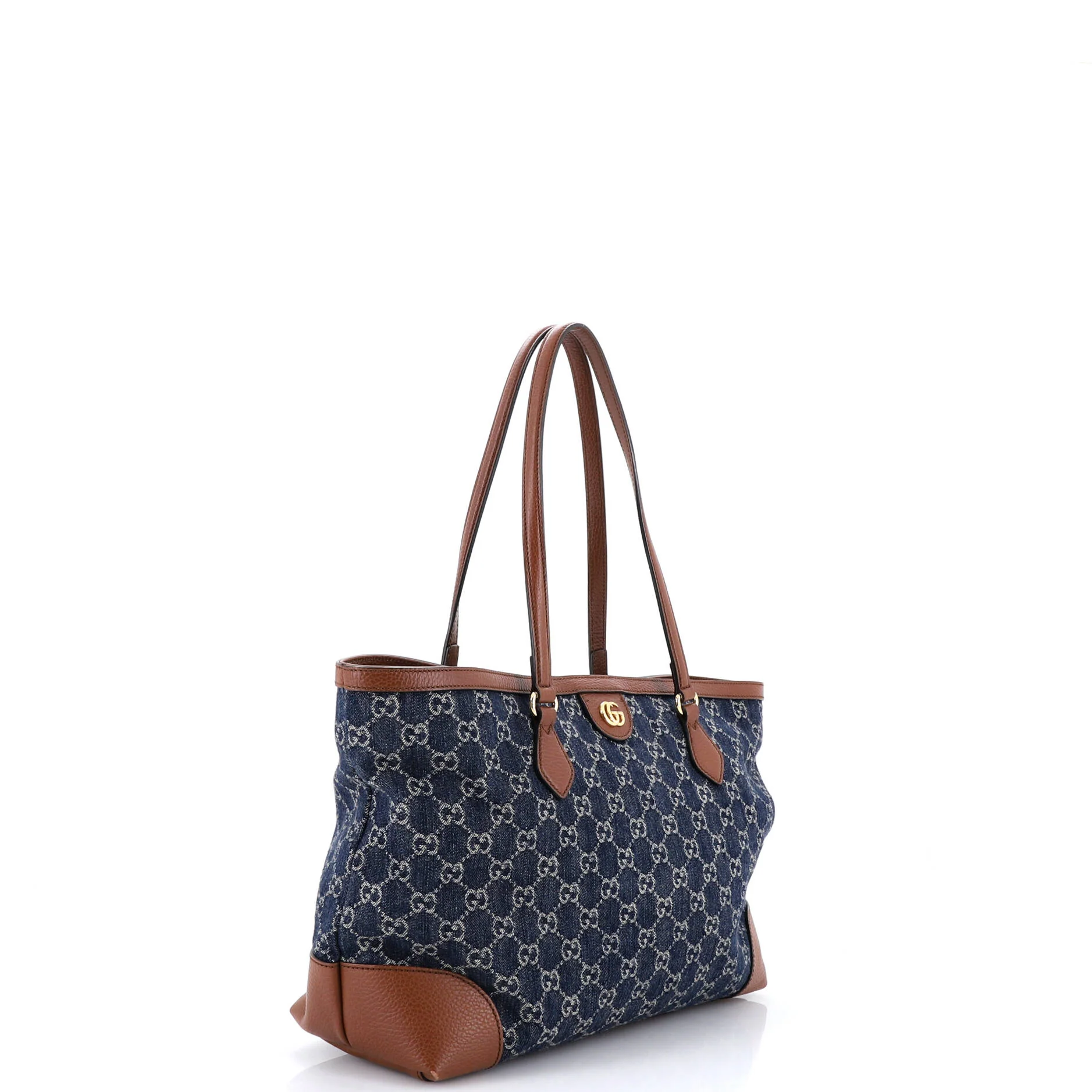 Ophidia Shopping Tote GG Denim Medium - Image 2
