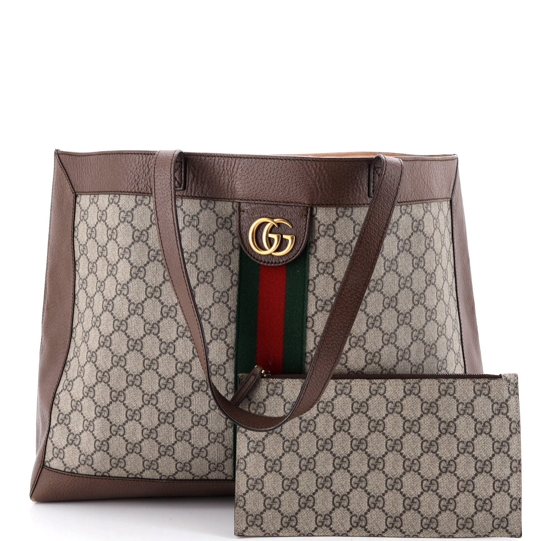 Ophidia Soft Open Tote GG Coated Canvas East West - Image 2