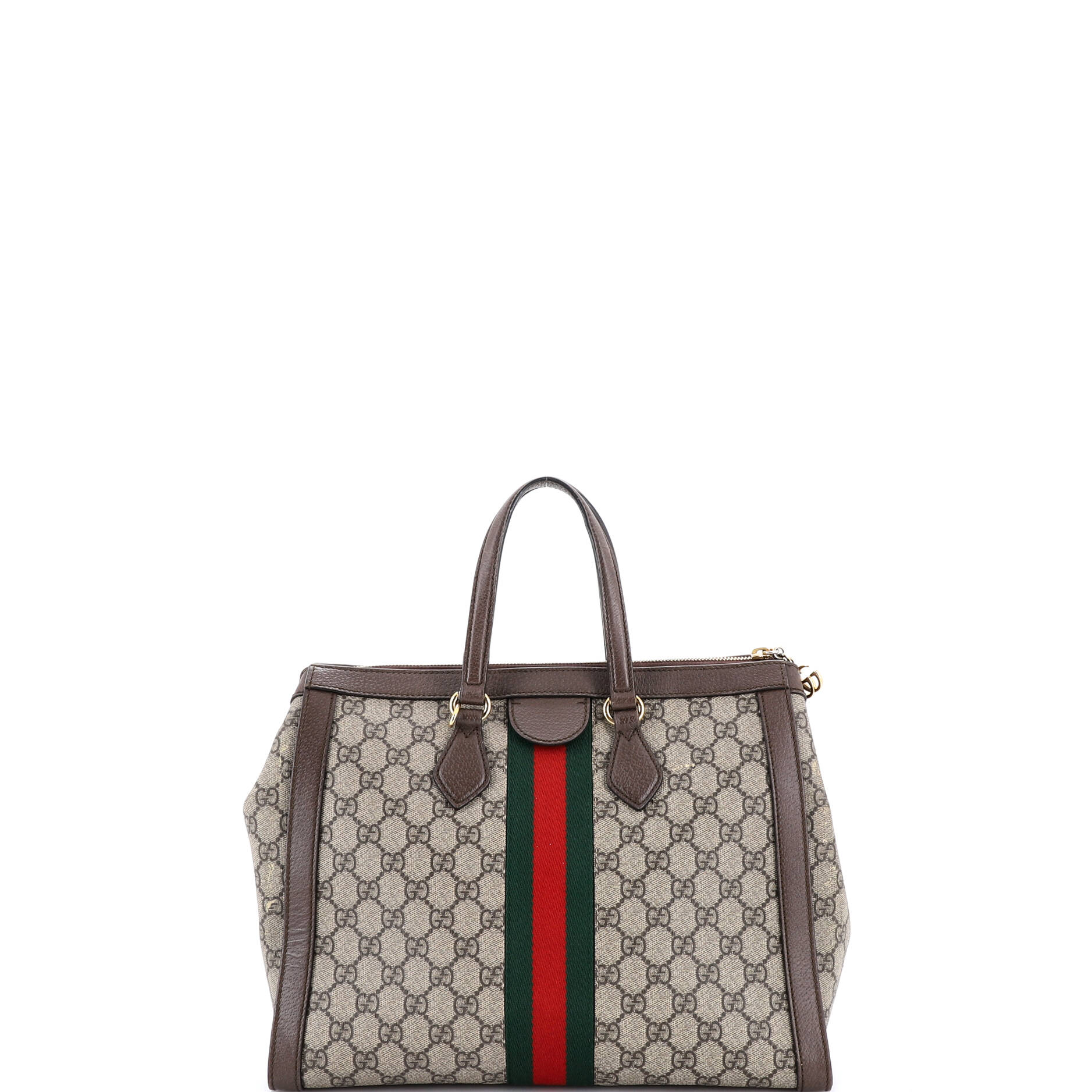 Ophidia Top Handle Tote GG Coated Canvas Medium - Image 3