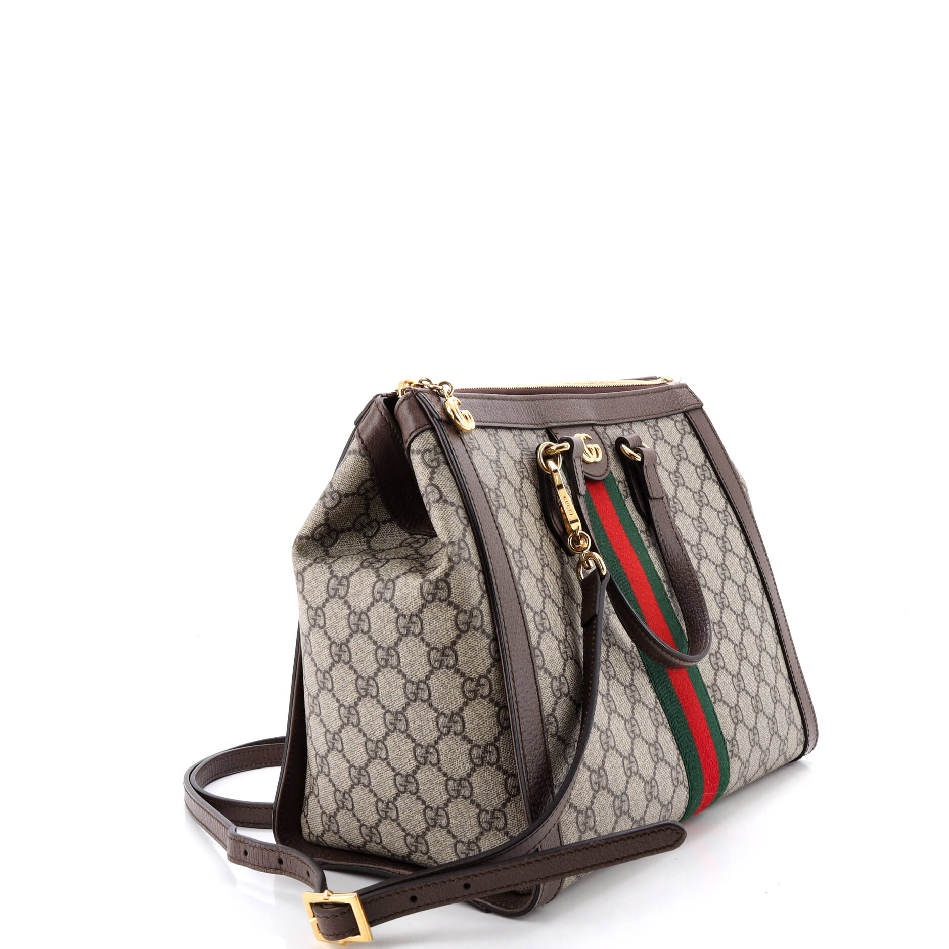 Ophidia Top Handle Tote GG Coated Canvas Medium - Image 2