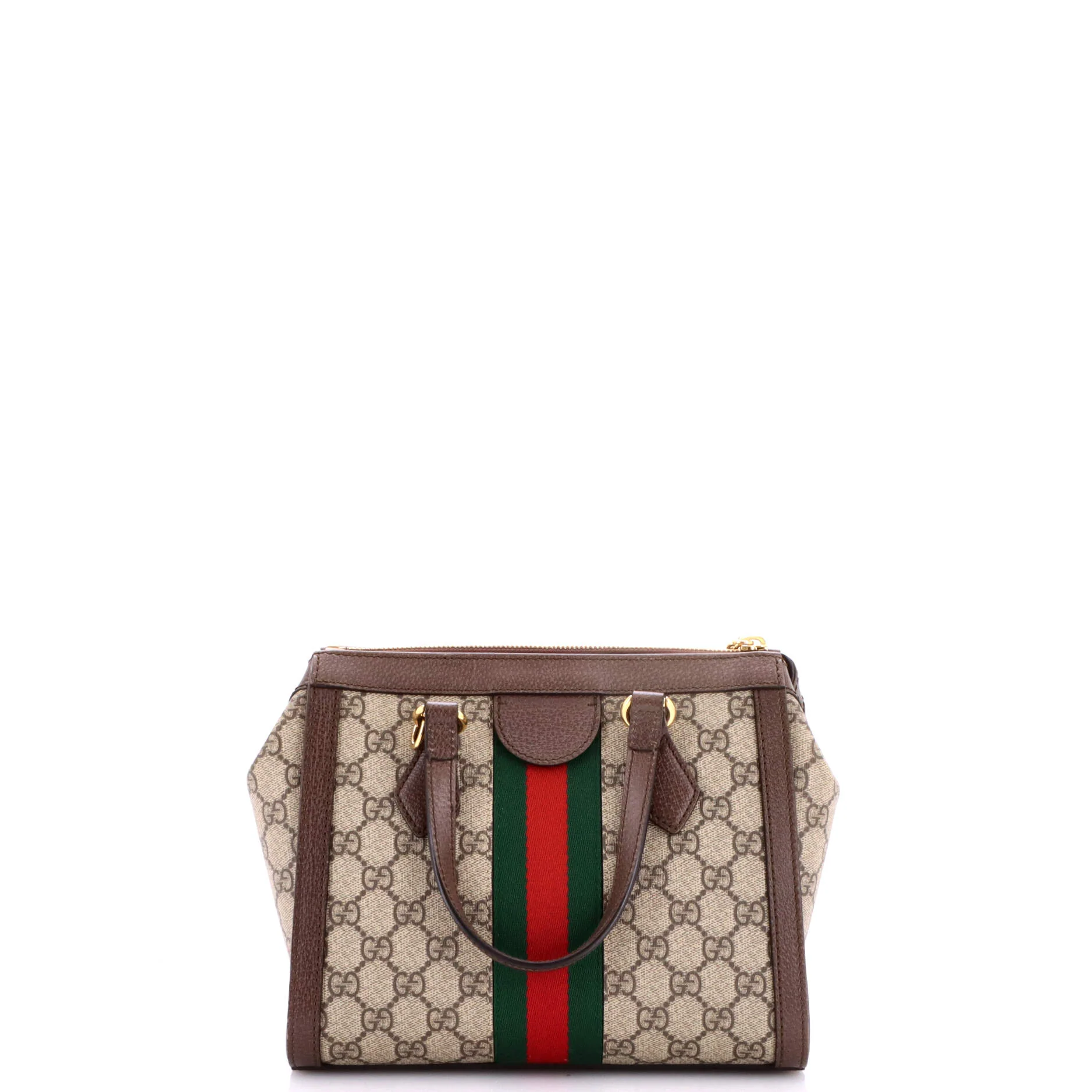 Ophidia Top Handle Tote GG Coated Canvas Small - Image 3