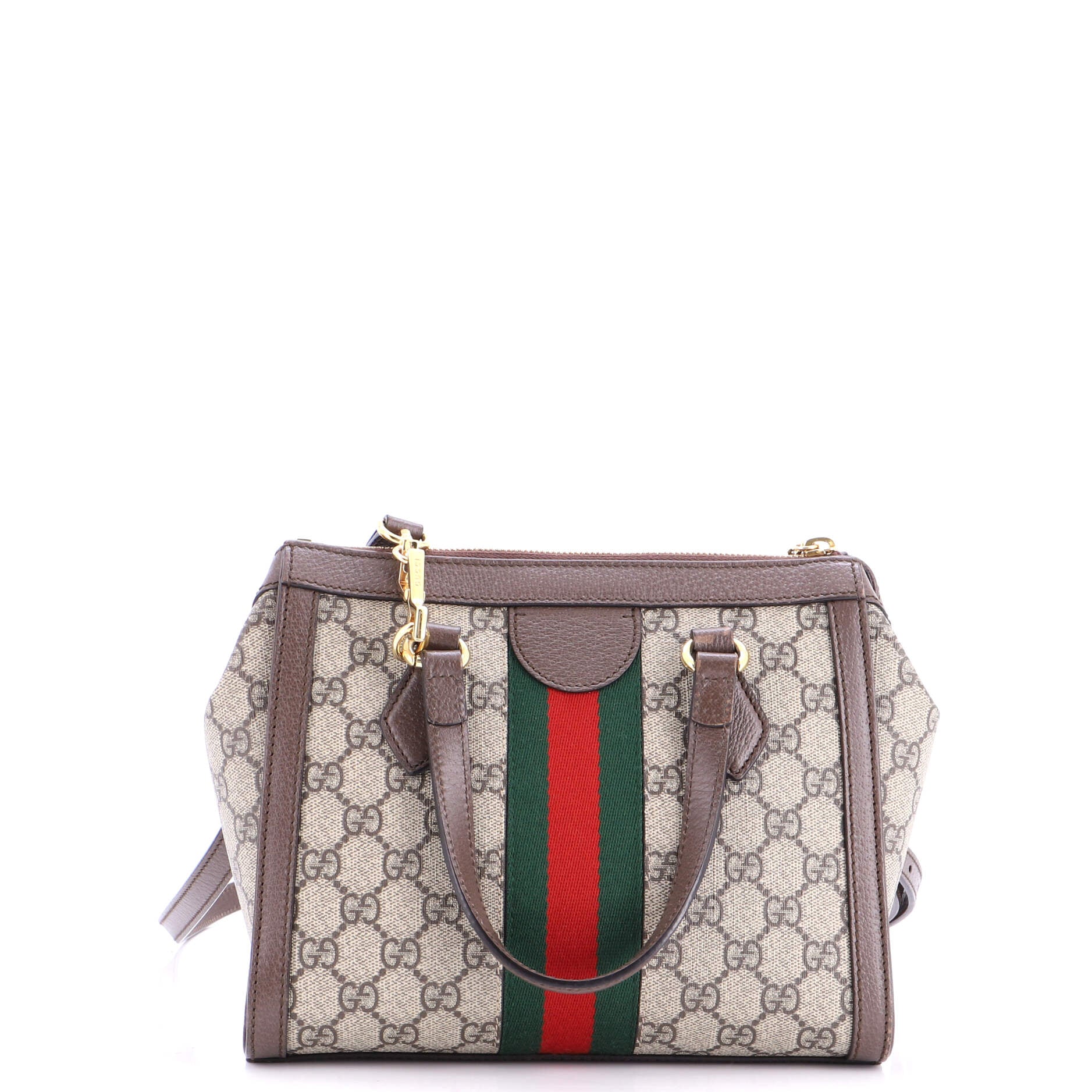 Ophidia Top Handle Tote GG Coated Canvas Small - Image 3