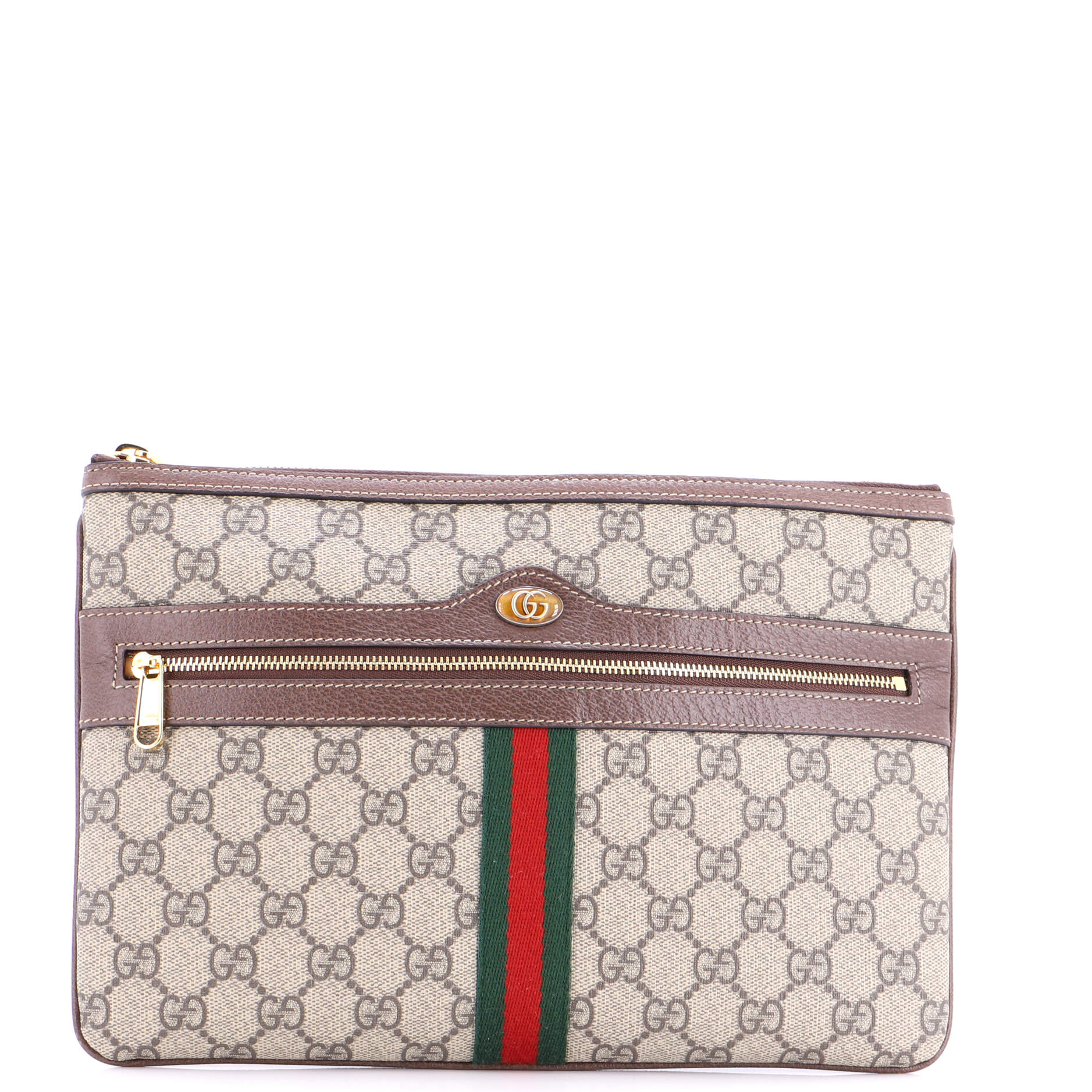 Ophidia Zip Pouch GG Coated Canvas Large