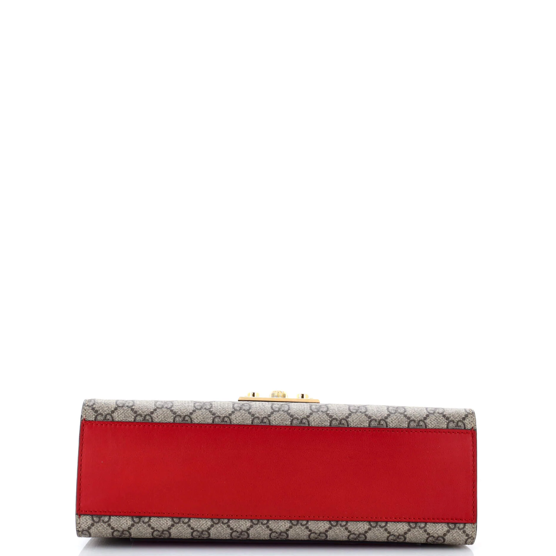 Padlock Shoulder Bag GG Coated Canvas and Leather Medium - Image 4