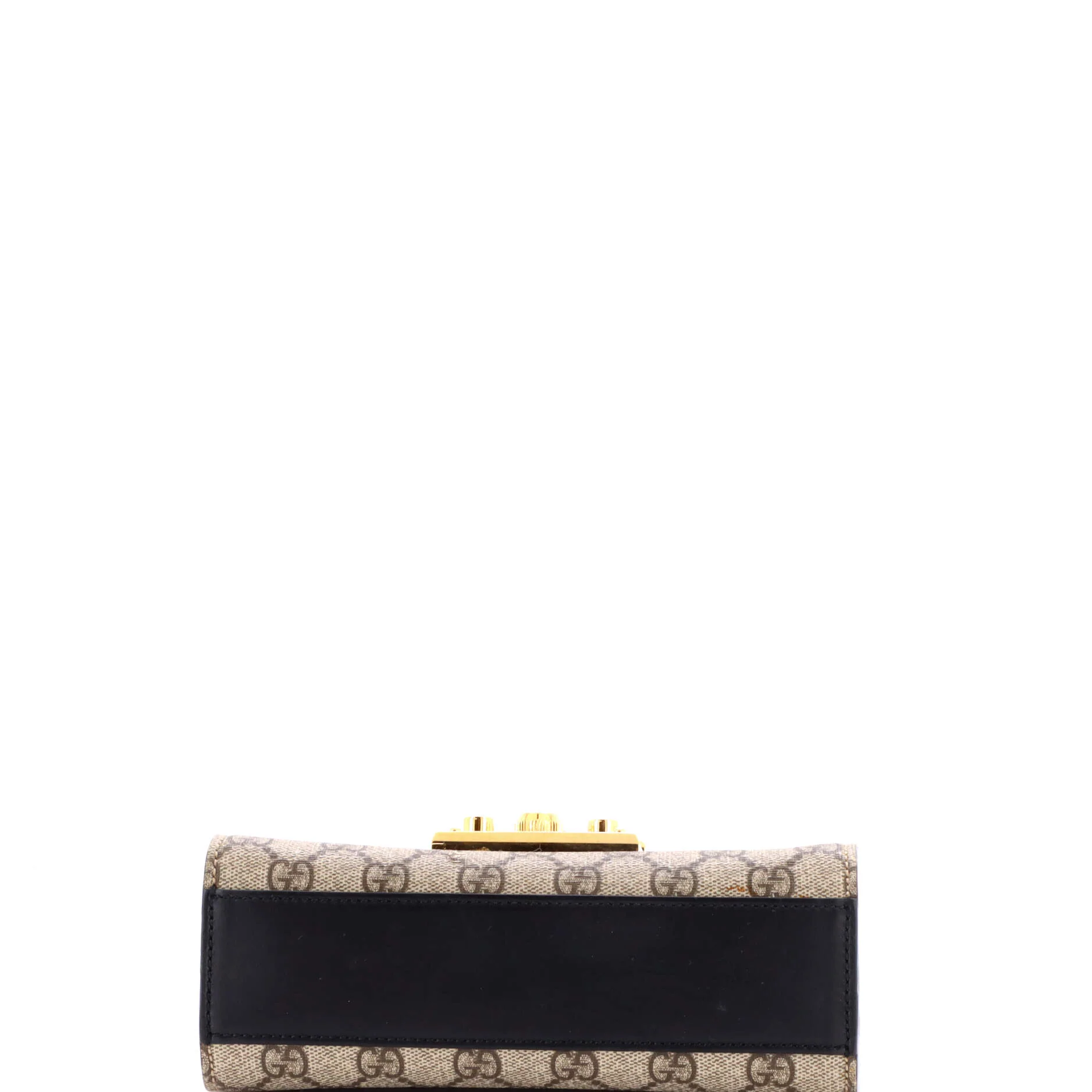 Padlock Shoulder Bag GG Coated Canvas and Leather Small - Image 4