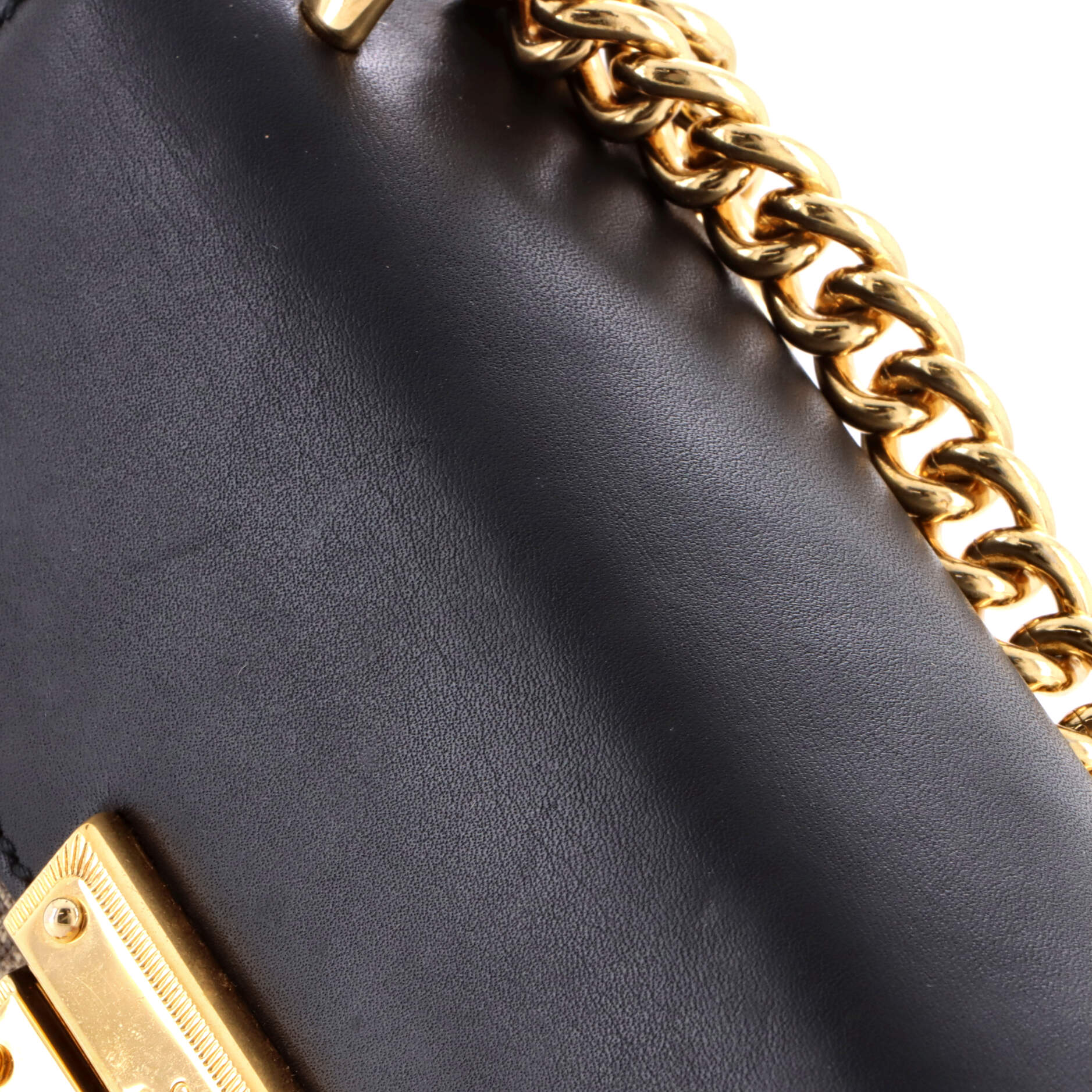 Padlock Shoulder Bag GG Coated Canvas and Leather Small - Image 6