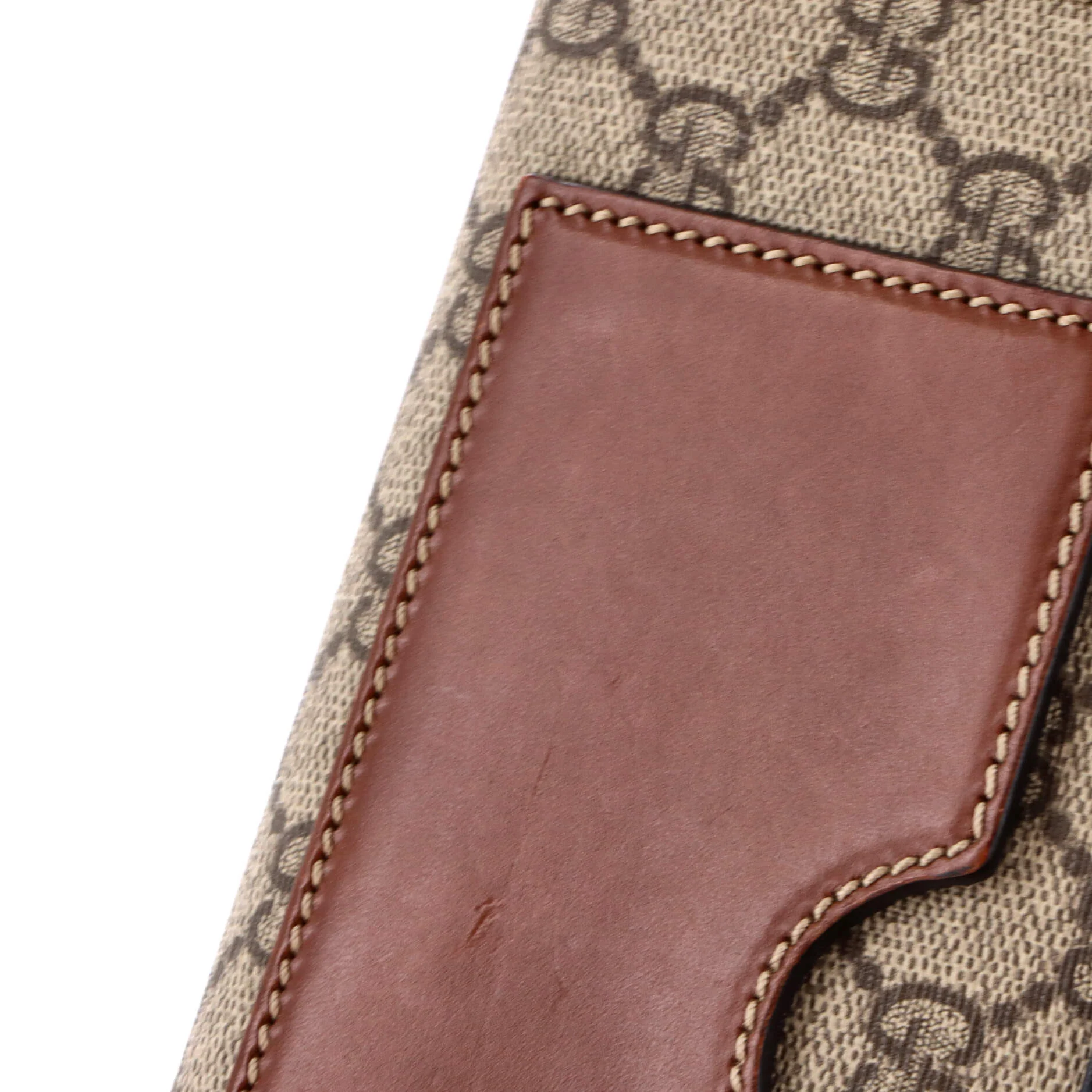 Padlock Shoulder Bag GG Coated Canvas and Leather Small - Image 7