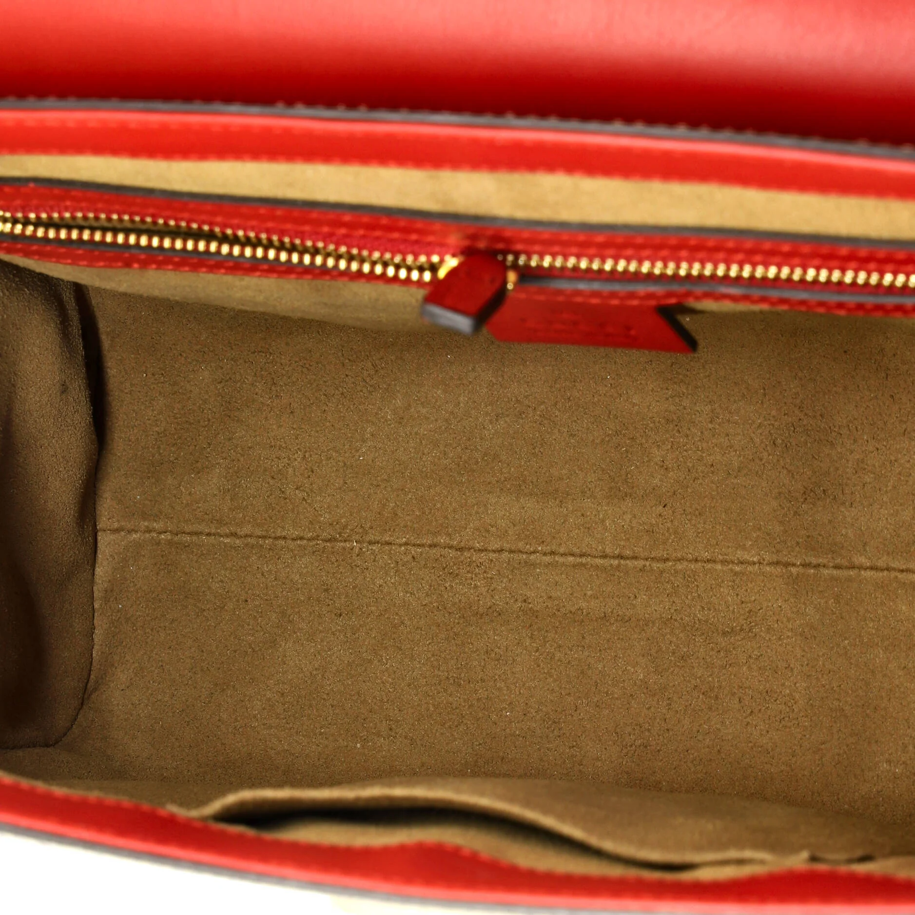 Padlock Top Handle Bag GG Coated Canvas and Leather Small - Image 5