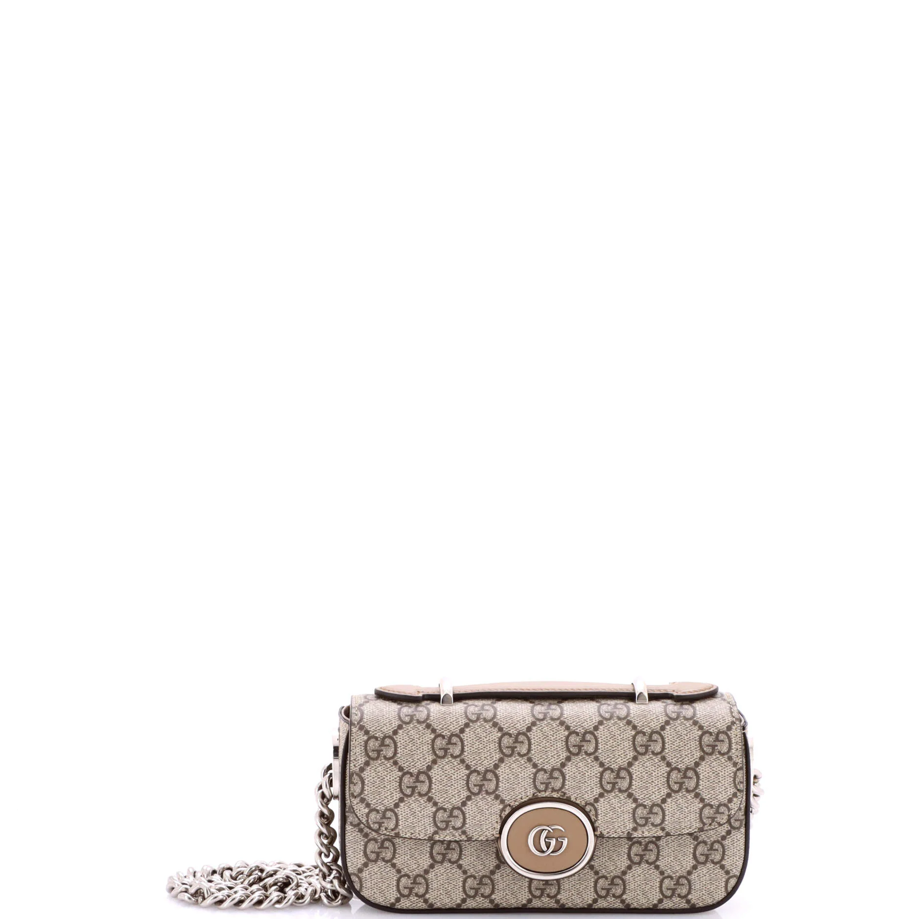 Petite GG Flap Shoulder Bag GG Coated Canvas Mini