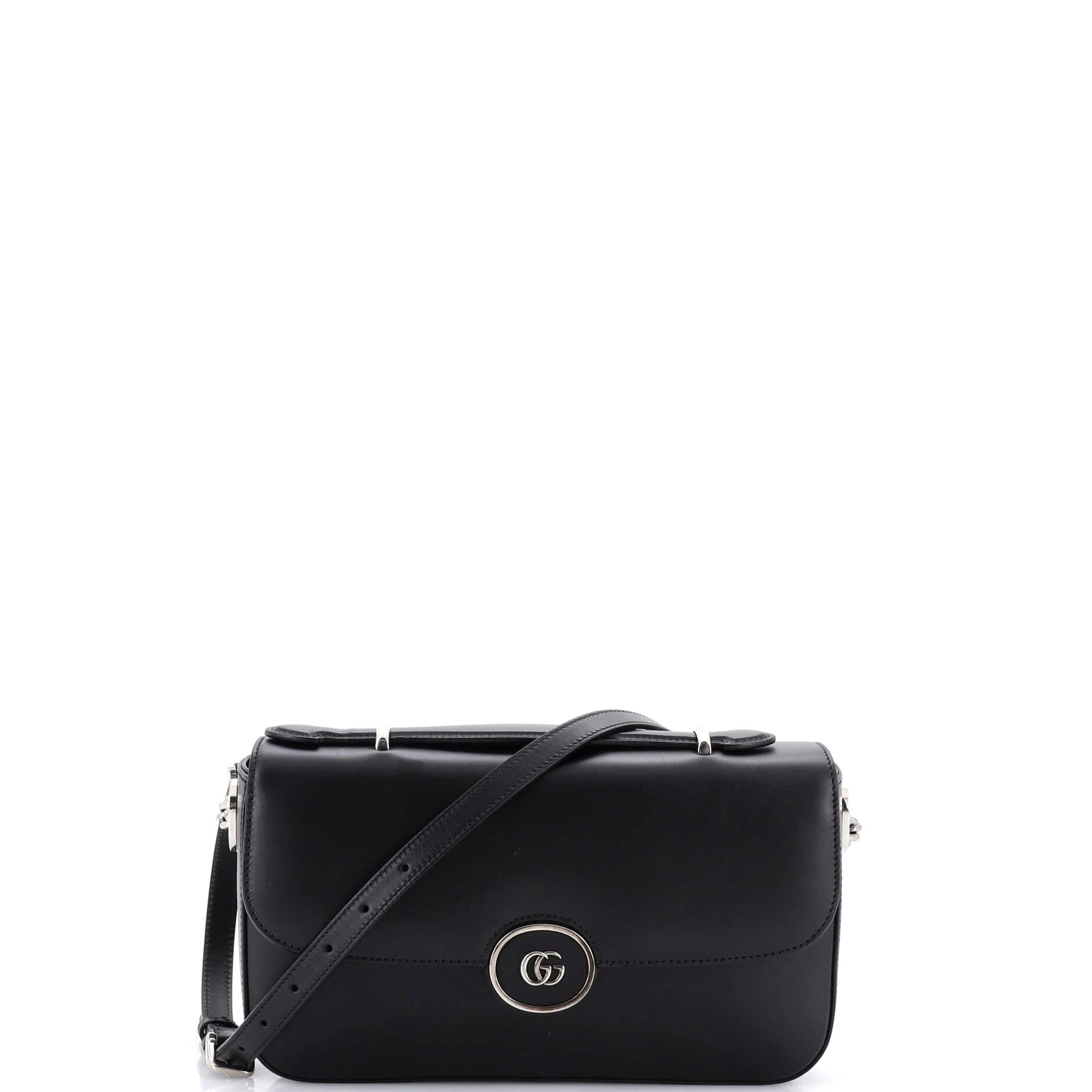 Petite GG Flap Shoulder Bag Leather Small