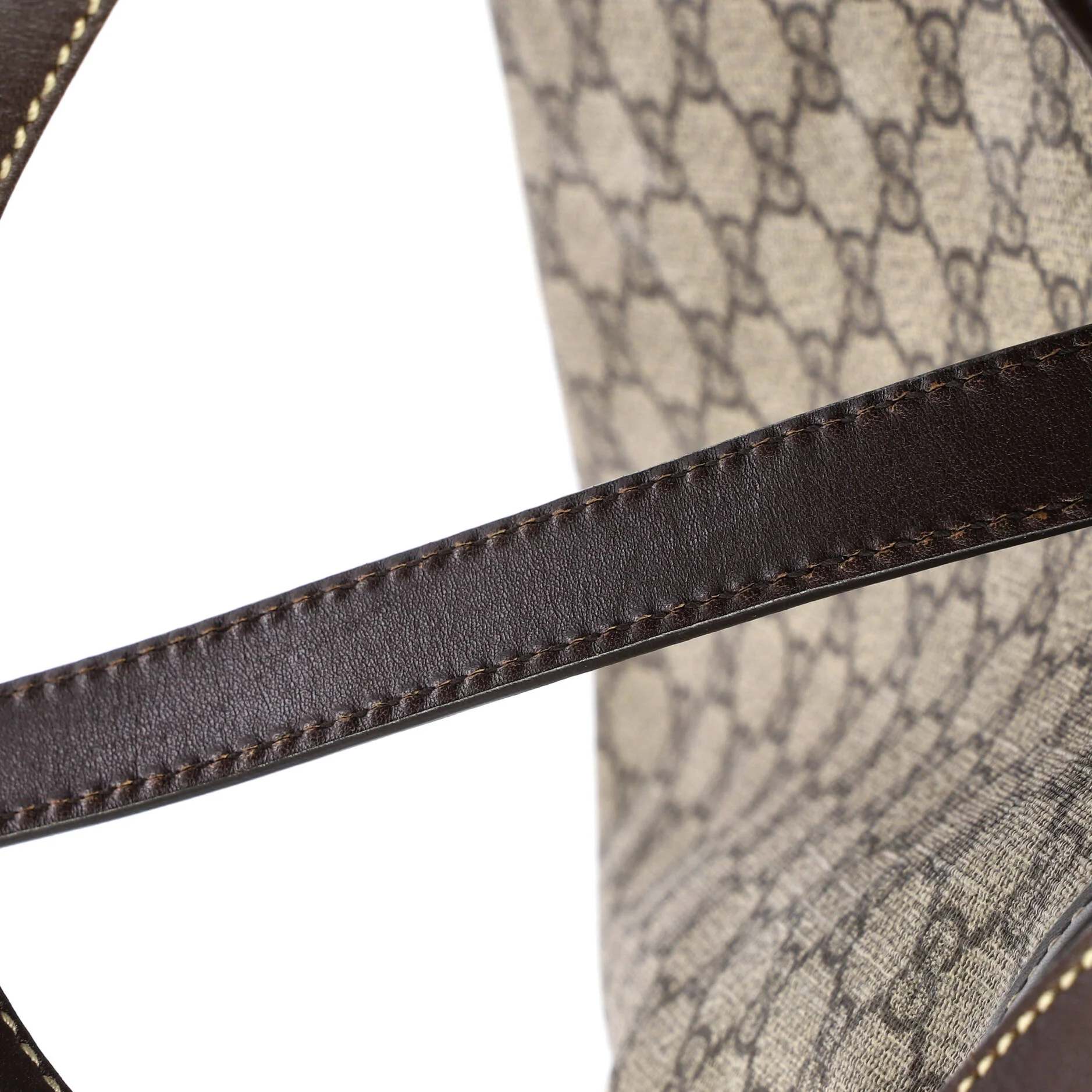 Plus Tote GG Coated Canvas with Leather Large - Image 8