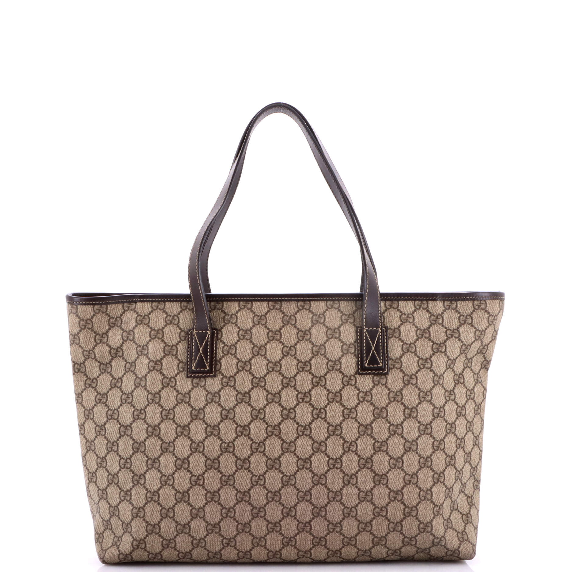 Plus Tote GG Coated Canvas with Leather Medium - Image 3