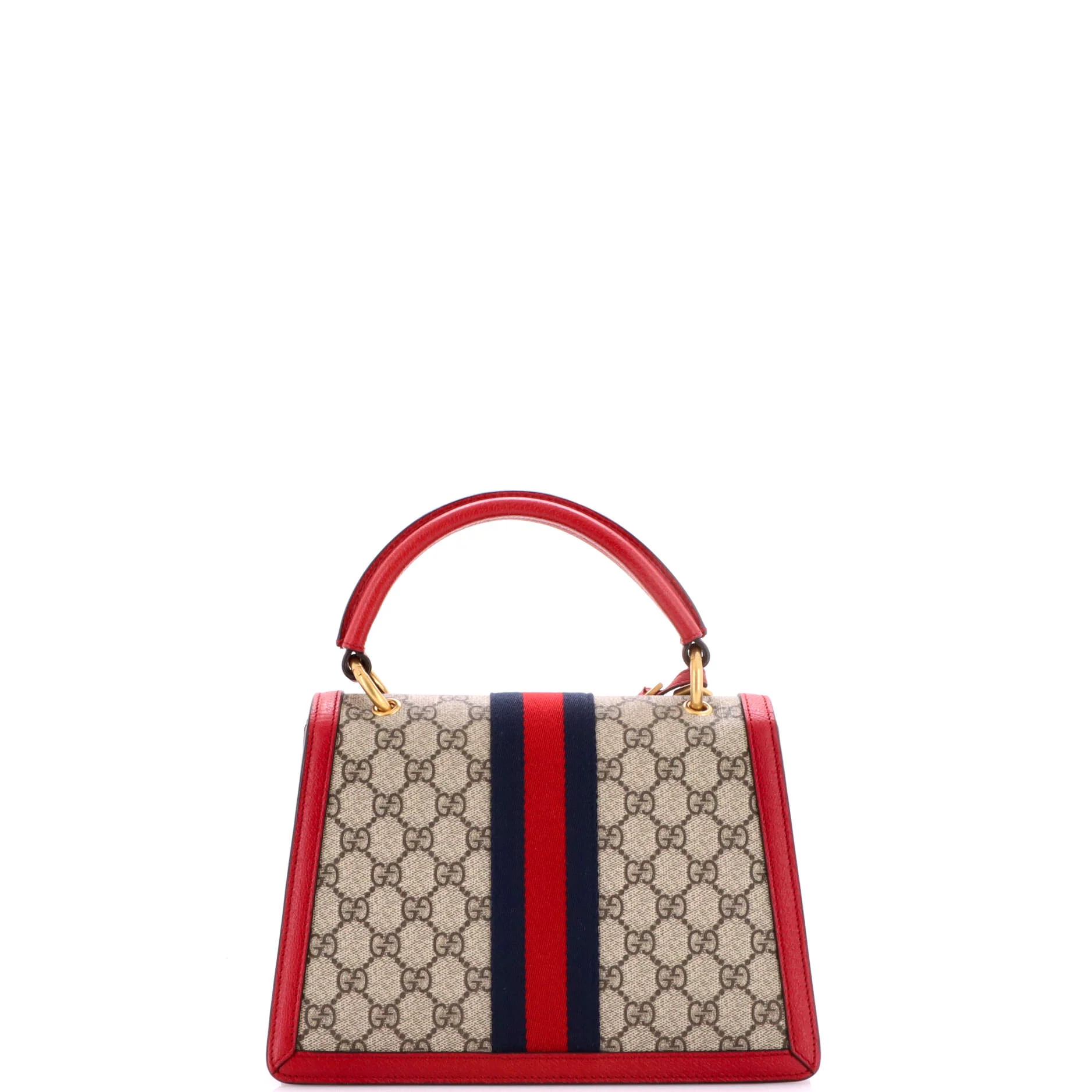 Queen Margaret Top Handle Bag GG Coated Canvas with Leather Small - Image 3