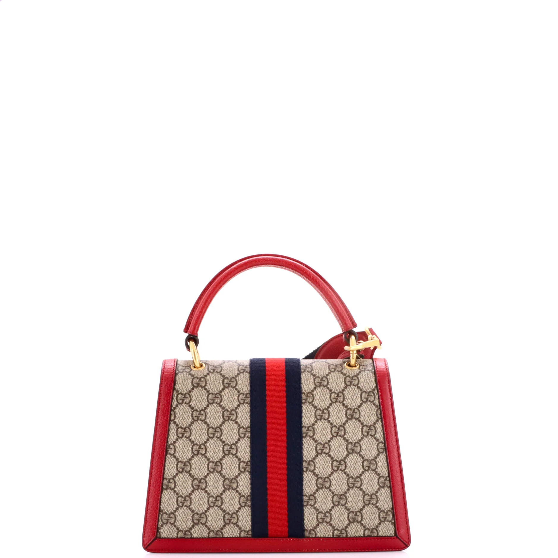 Queen Margaret Top Handle Bag GG Coated Canvas with Leather Small - Image 3