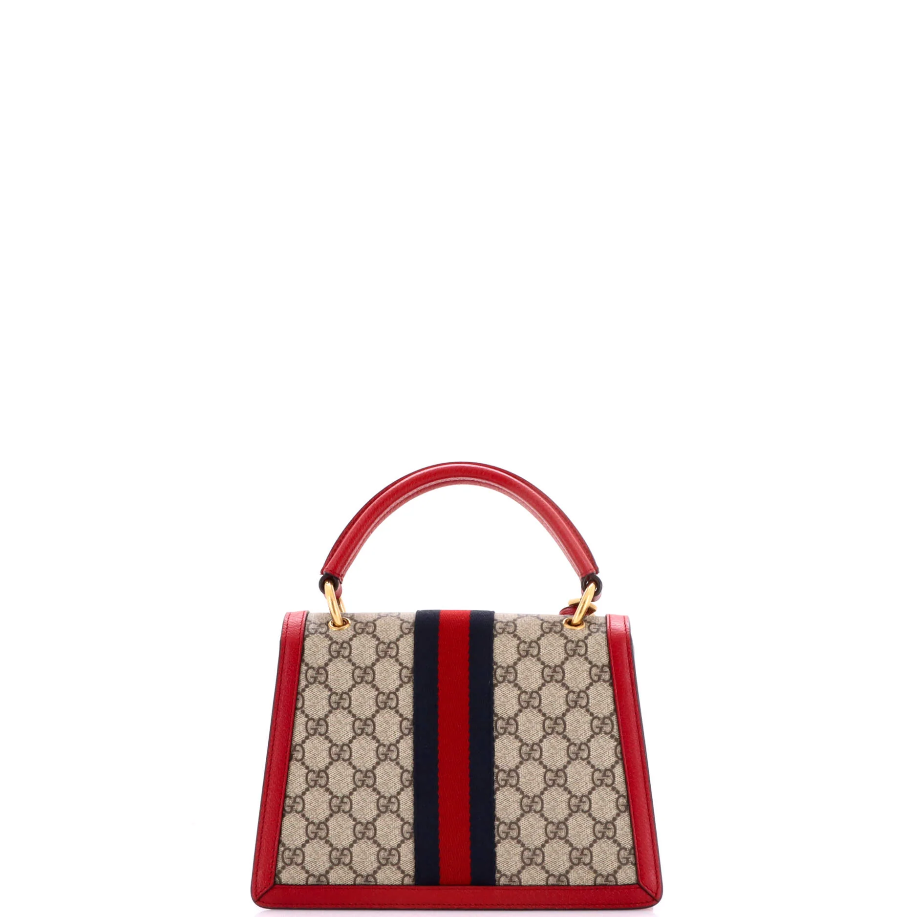 Queen Margaret Top Handle Bag GG Coated Canvas with Leather Small - Image 3