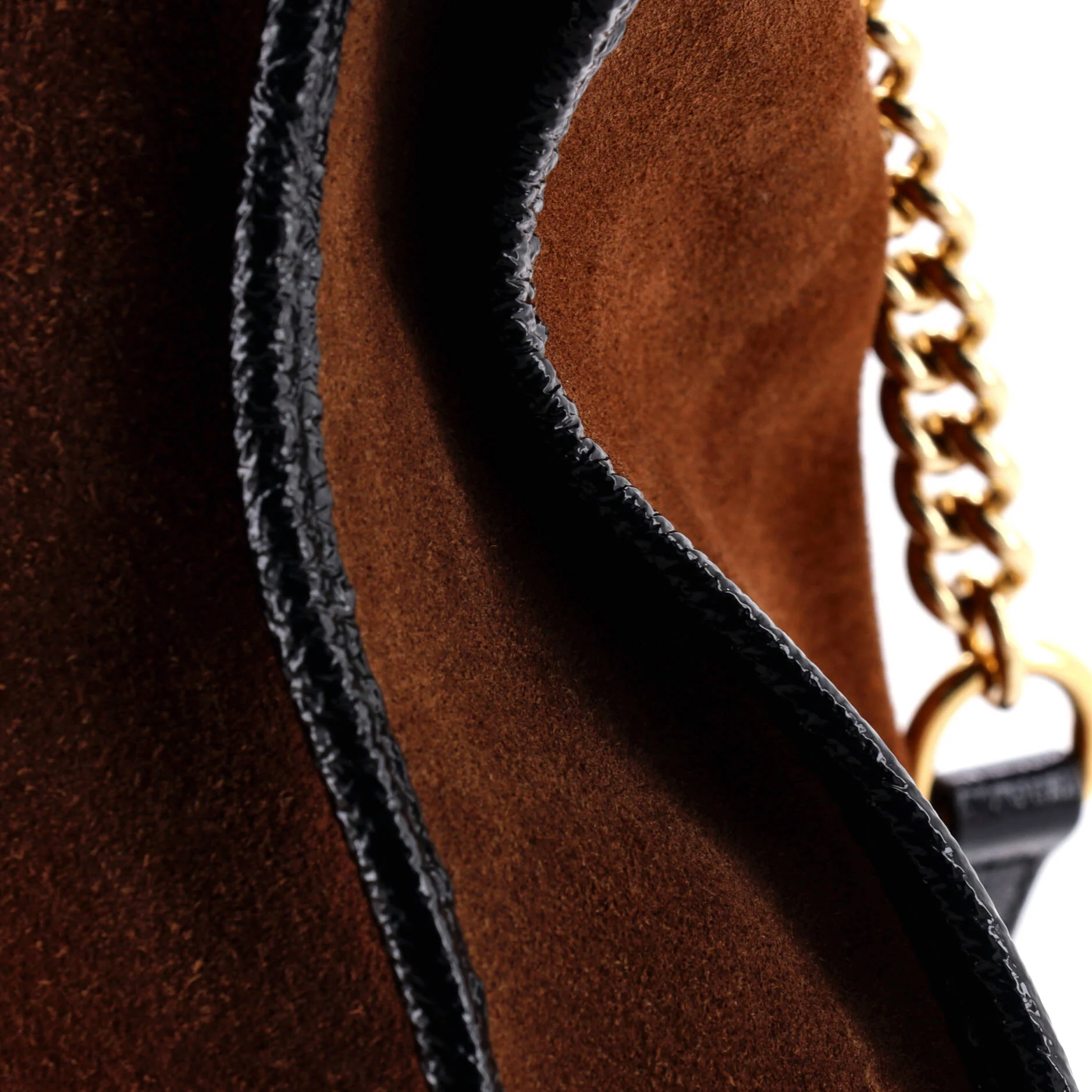 Rajah Chain Tote Suede Large - Image 7