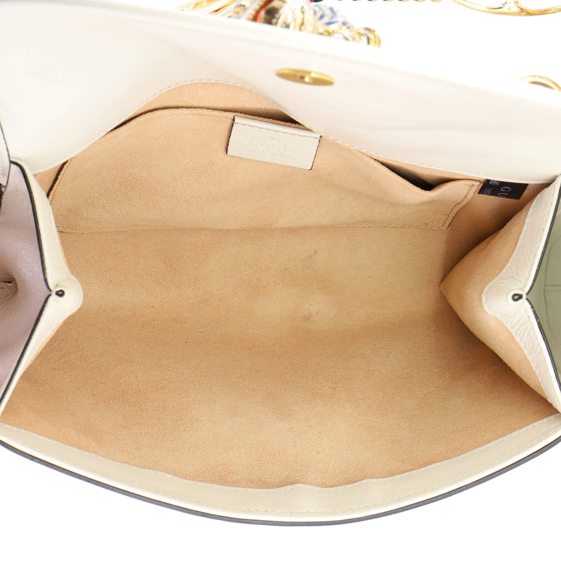 Rajah Web Chain Shoulder Bag Leather Small - Image 5