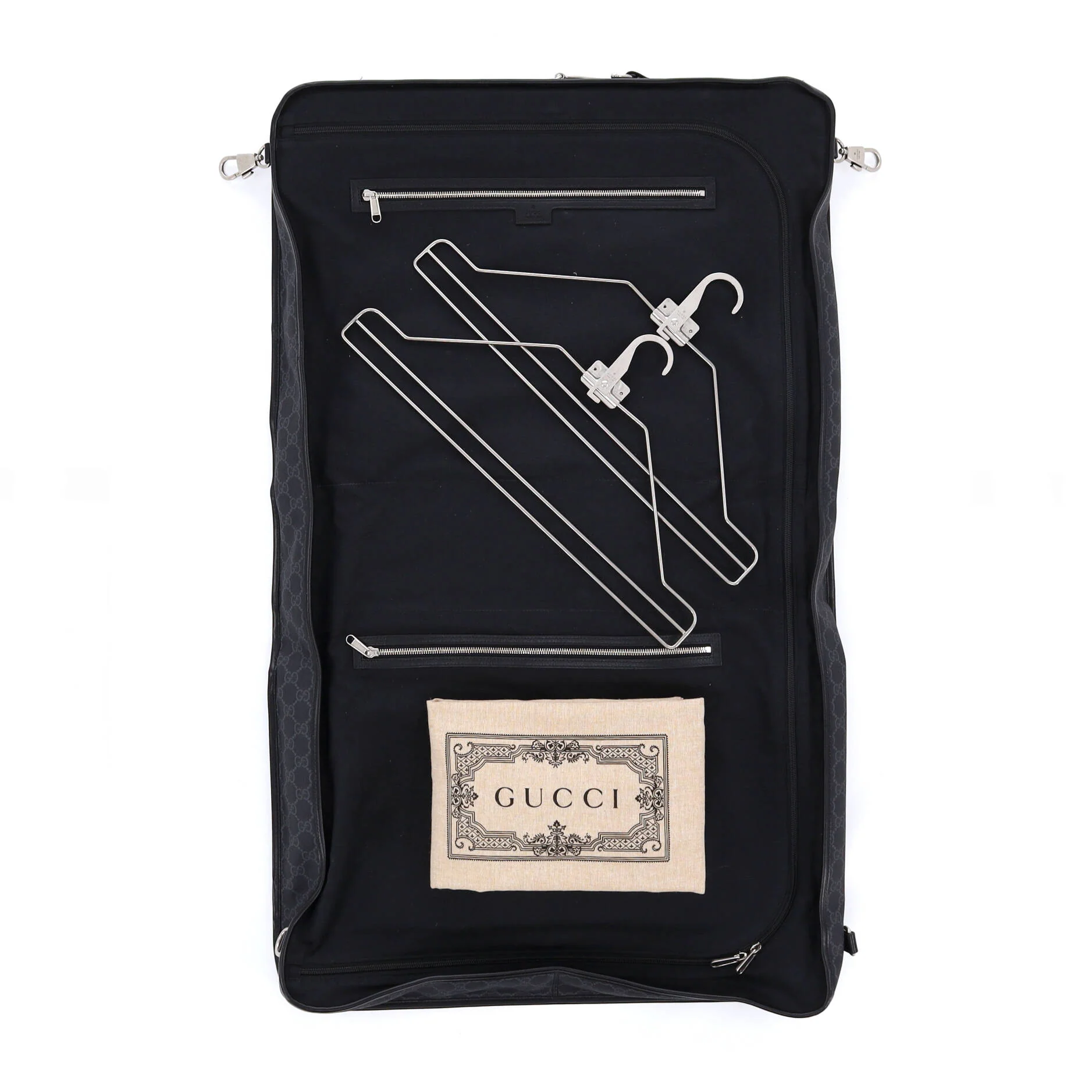 Retro Interlocking G Garment Bag GG Coated Canvas - Image 5