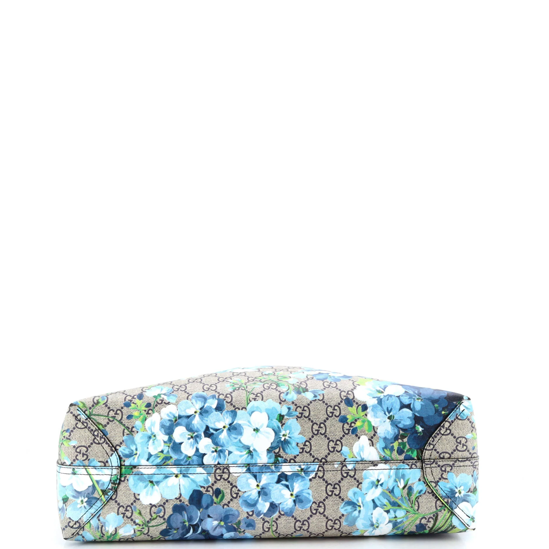 Reversible Tote Blooms GG Print Leather Medium - Image 4