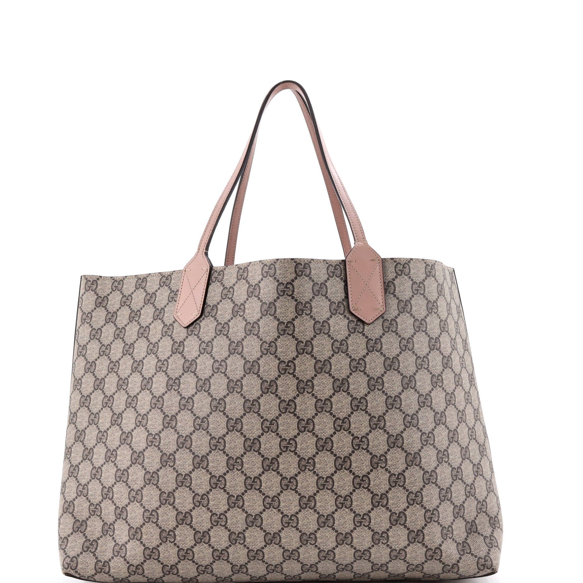 Reversible Tote GG Coated Canvas with Leather Medium - Image 3