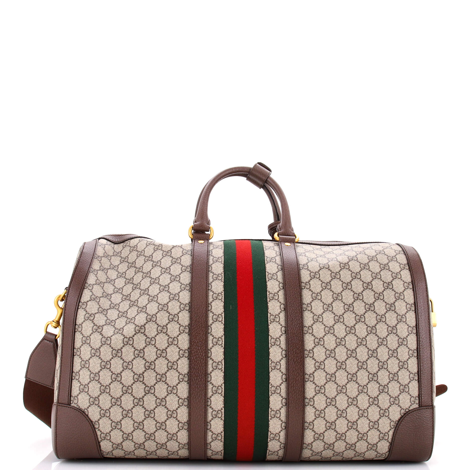 Savoy Web Convertible Duffle Bag GG Coated Canvas Large - Image 3