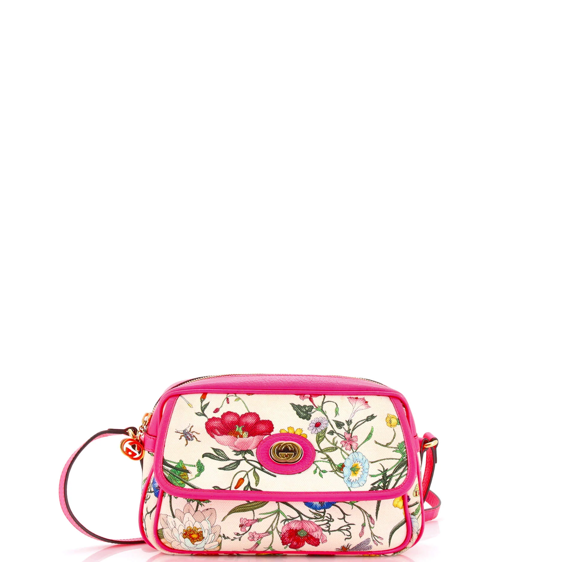 Shoulder Bag Flora Canvas Small