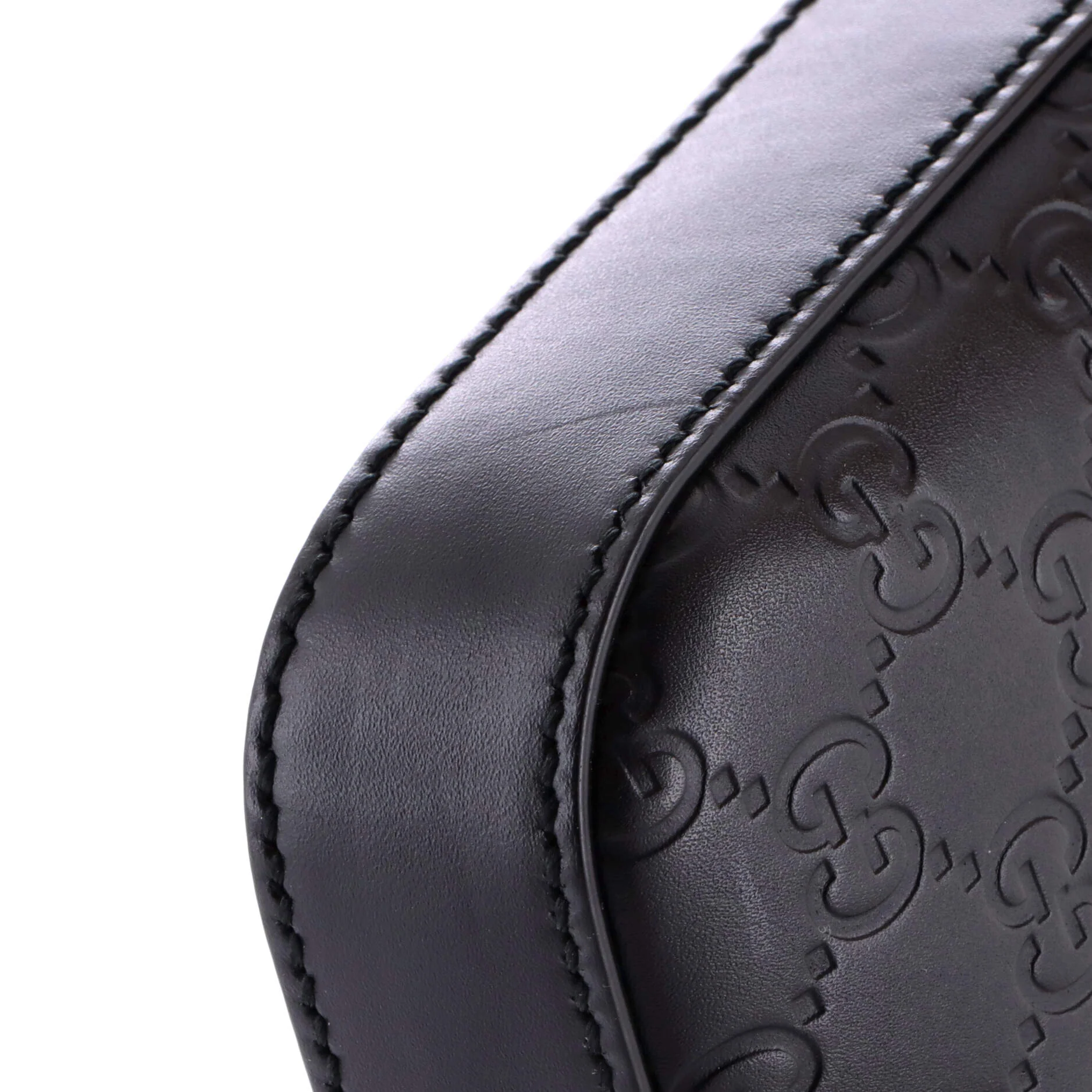 Signature Zip Messenger Bag Guccissima Leather Medium - Image 6