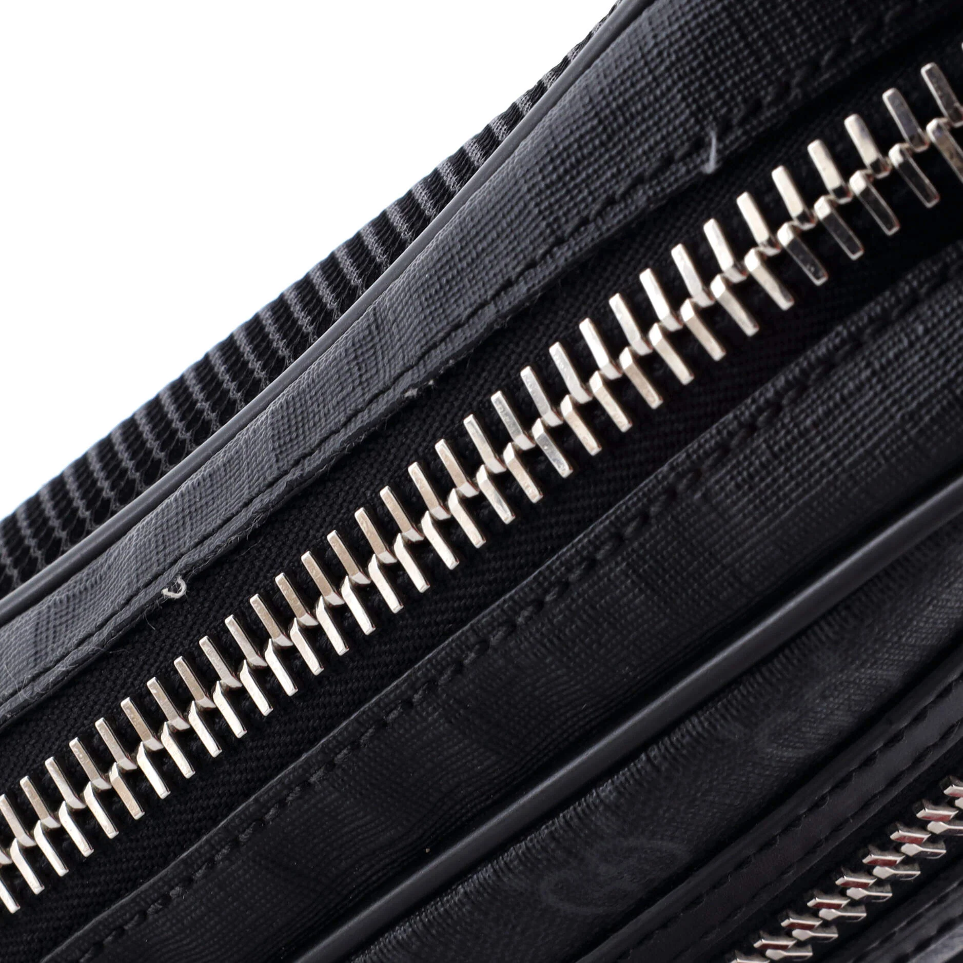 Soft Zip Belt Bag GG Coated Canvas Small - Image 7