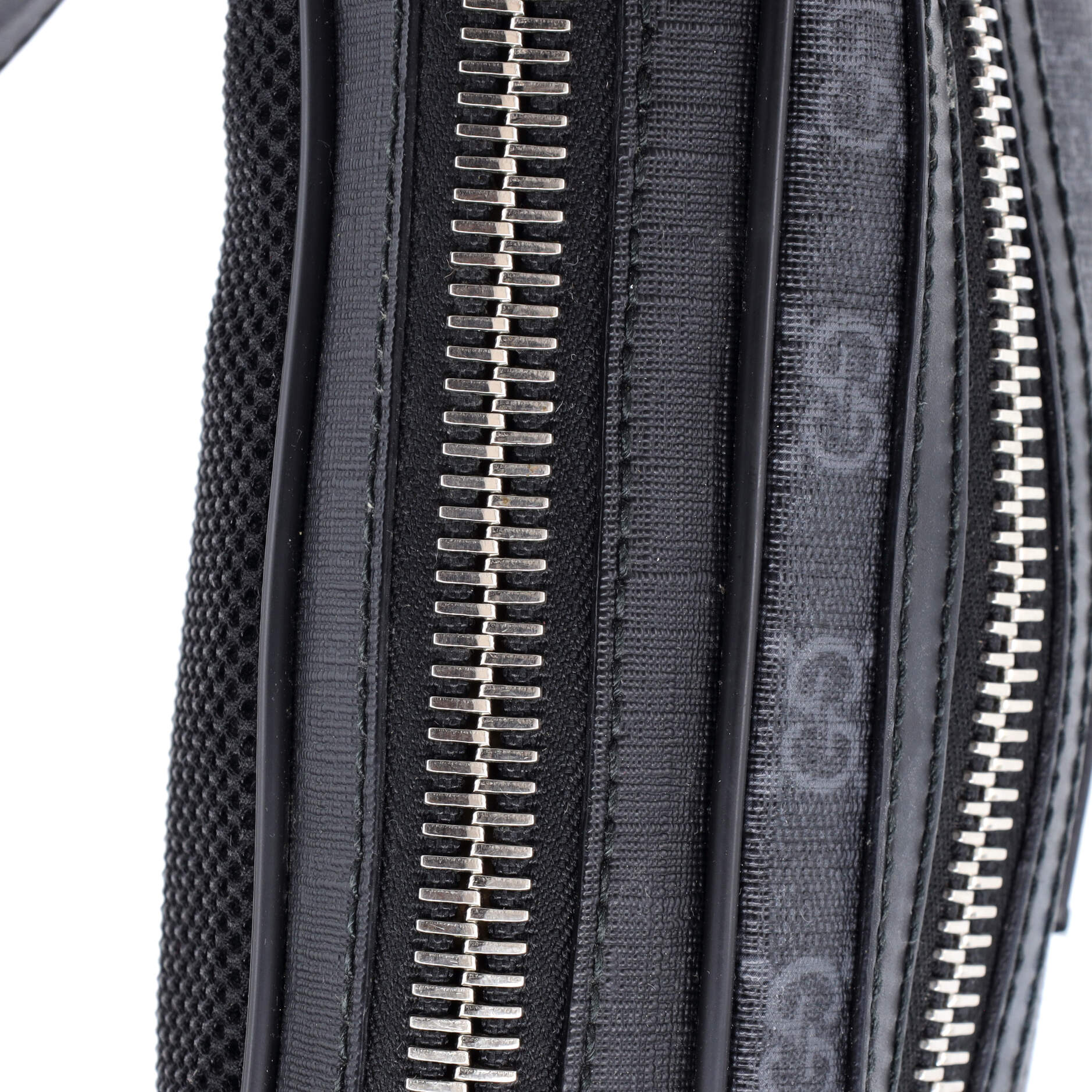 Soft Zip Belt Bag GG Coated Canvas Small - Image 7