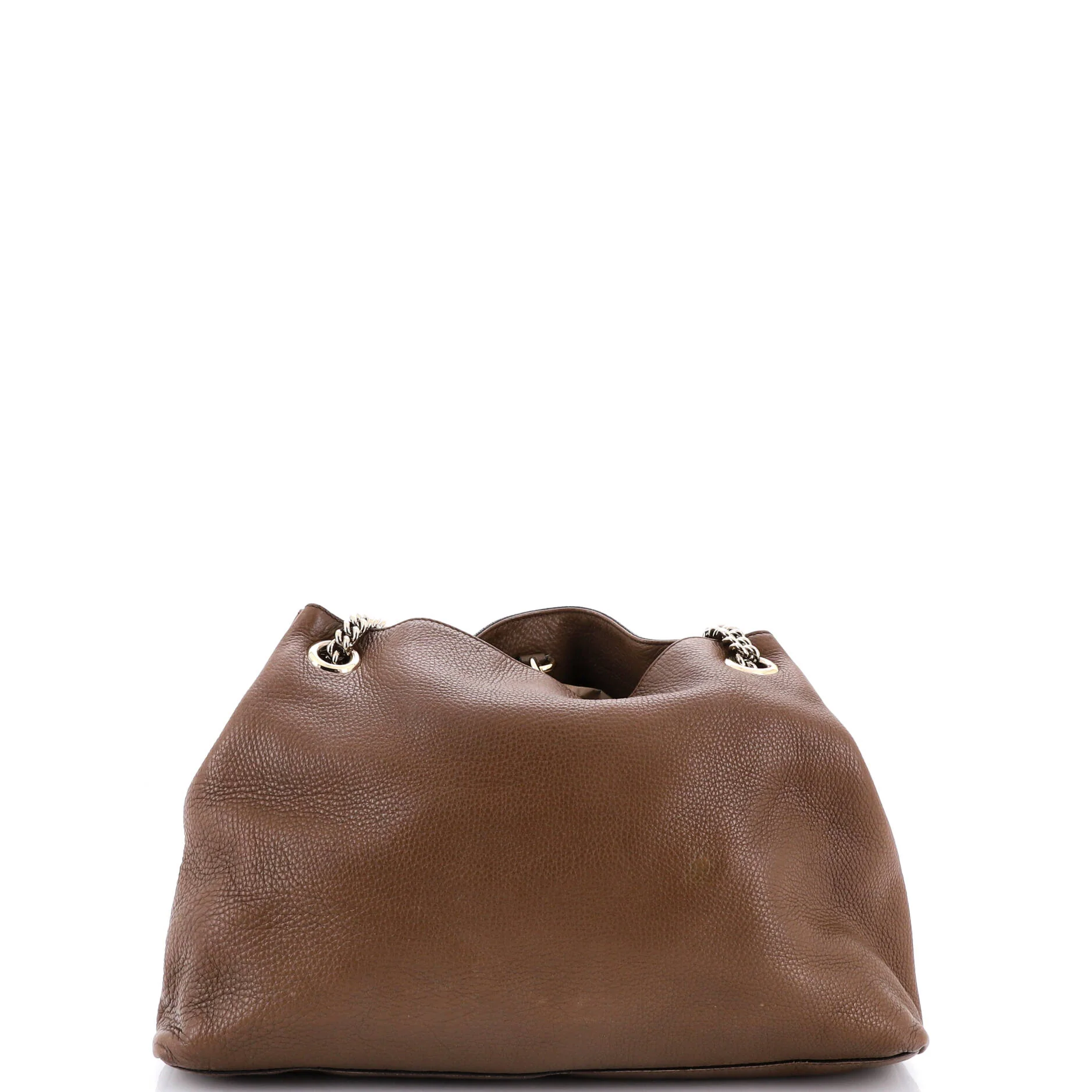 Soho Chain Strap Shoulder Bag Leather Medium - Image 3