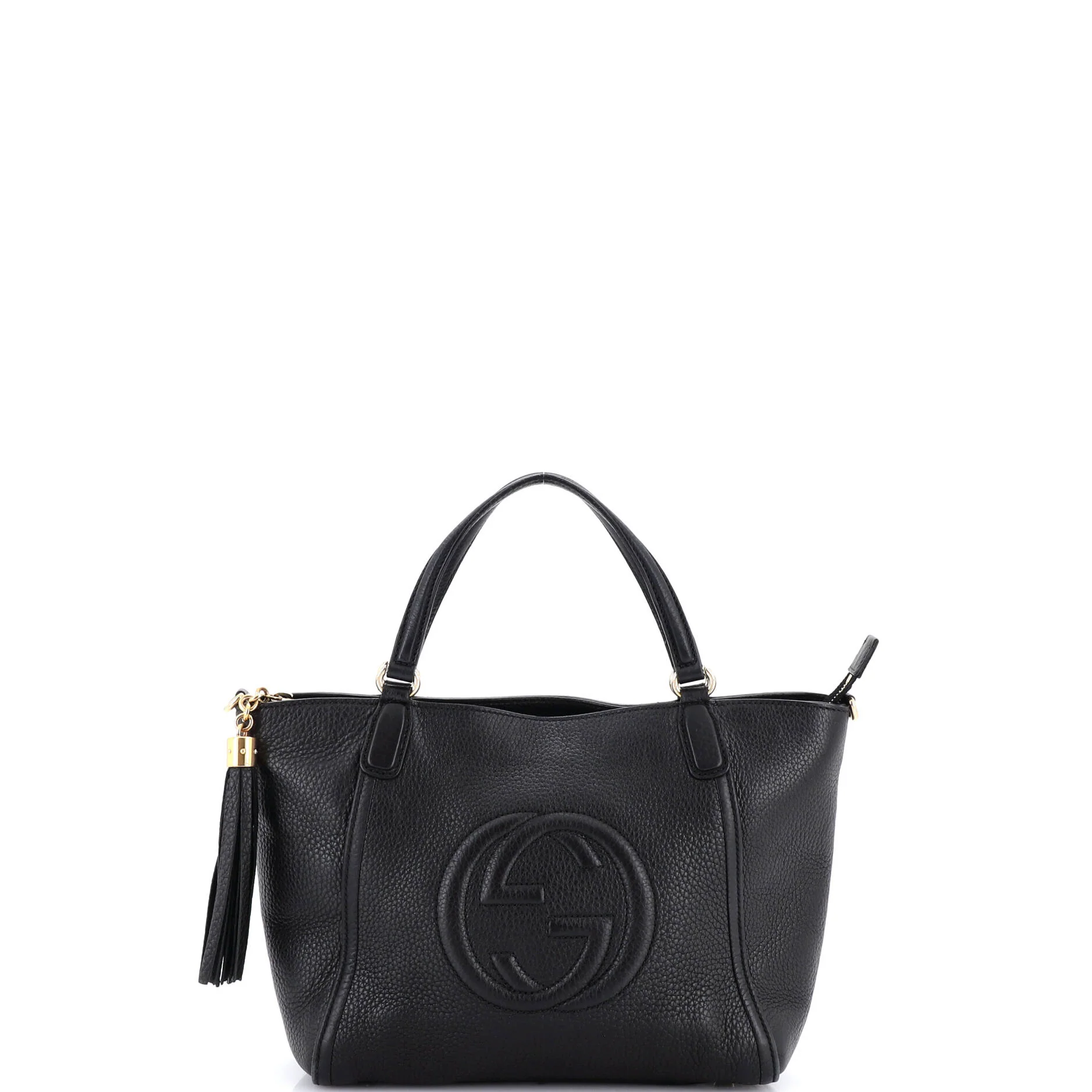 Soho Convertible Top Handle Bag Leather Small