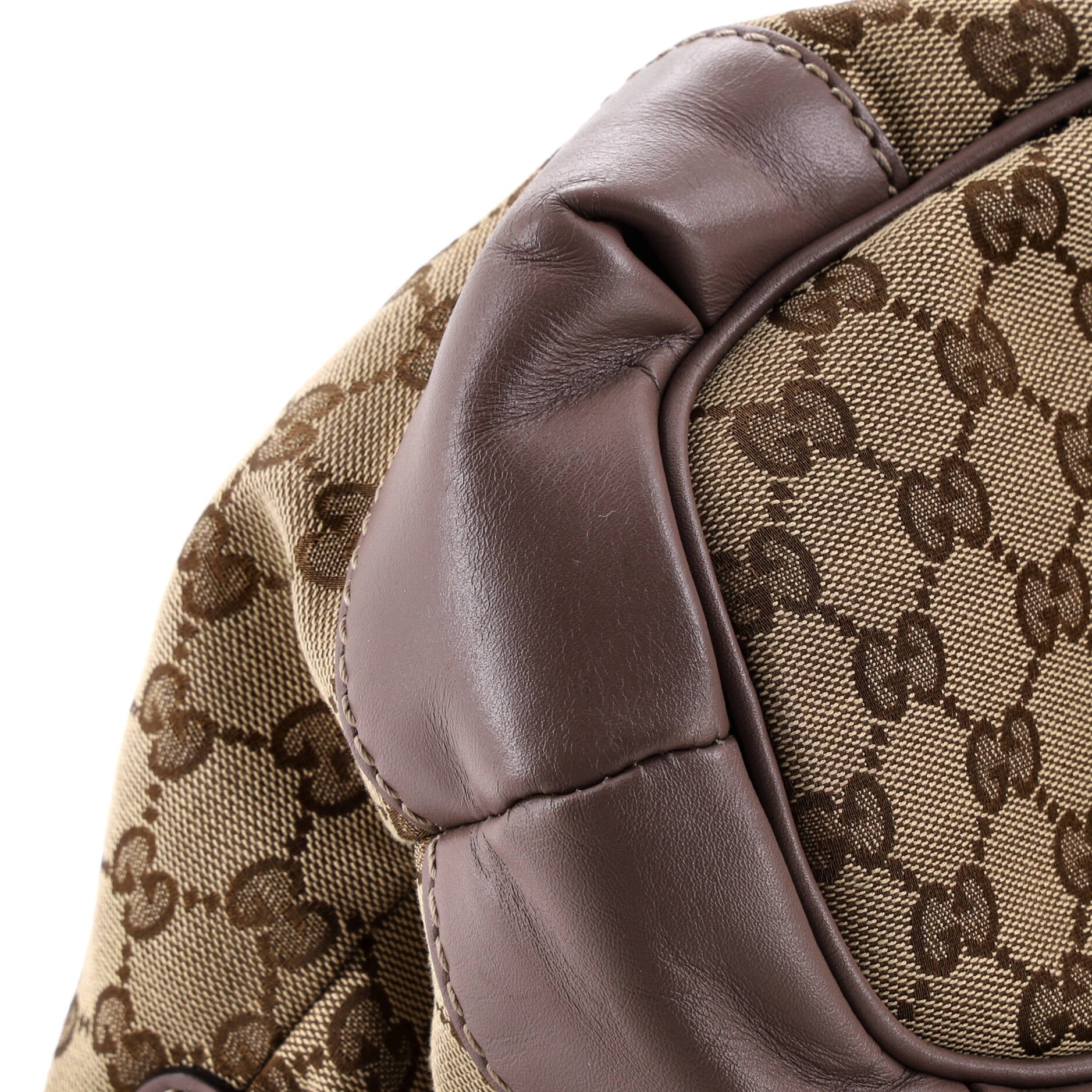 Sukey Top Handle Satchel GG Canvas with Leather Medium - Image 7