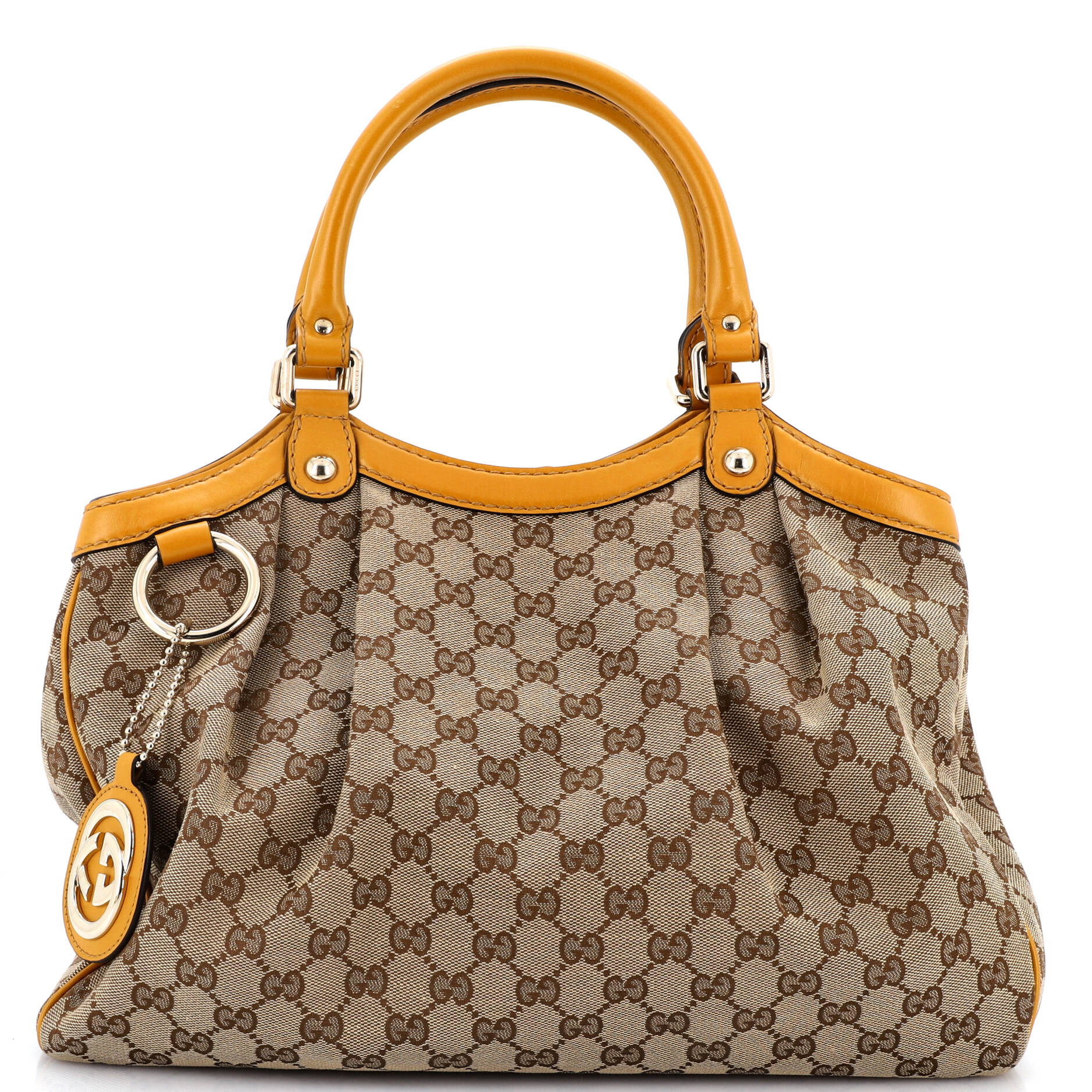 Sukey Tote GG Canvas with Leather Medium