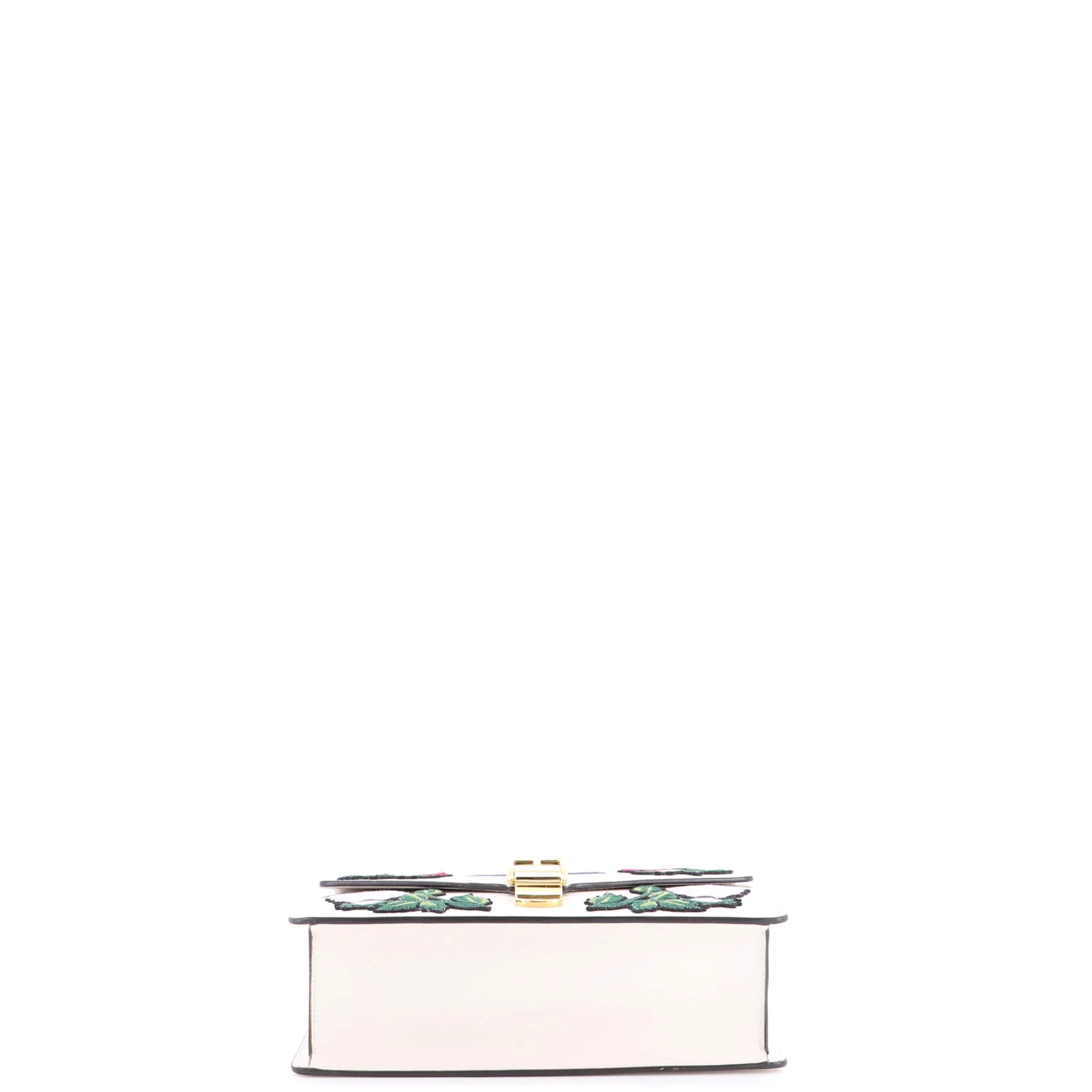 Sylvie Shoulder Bag Embroidered Leather Small - Image 4